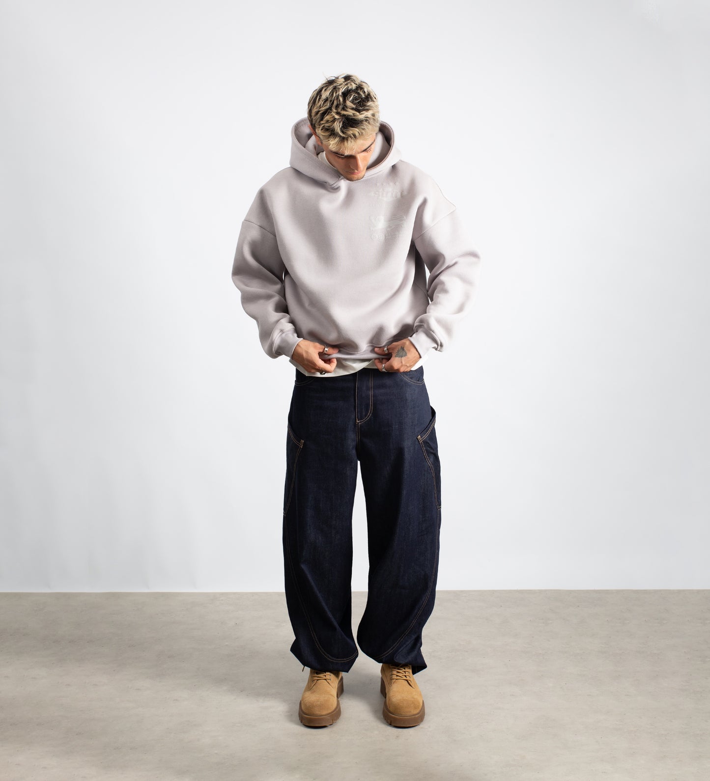 SAME PLAYER DIFFERENT GAME HOODIE – Light Gray