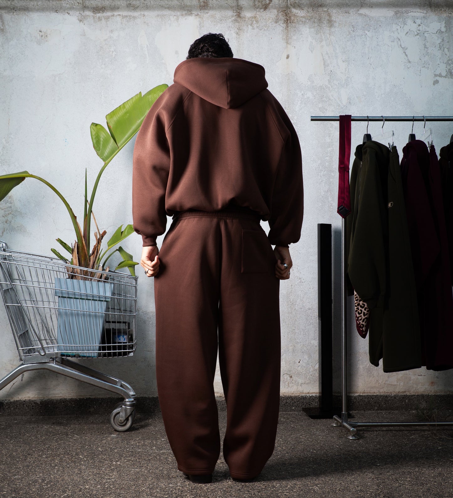 STRTN BAGGY SWEATPANTS – Brown