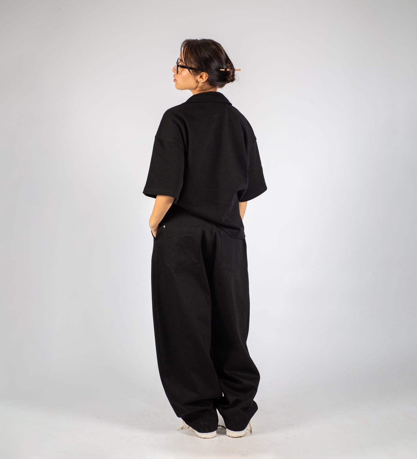 CRTV DEPT. JAPAN HEAVYWEIGHT PIQUE POLO – Black