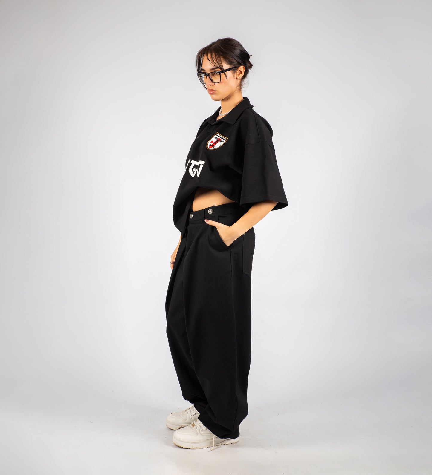 CRTV DEPT. JAPAN HEAVYWEIGHT PIQUE POLO – Black
