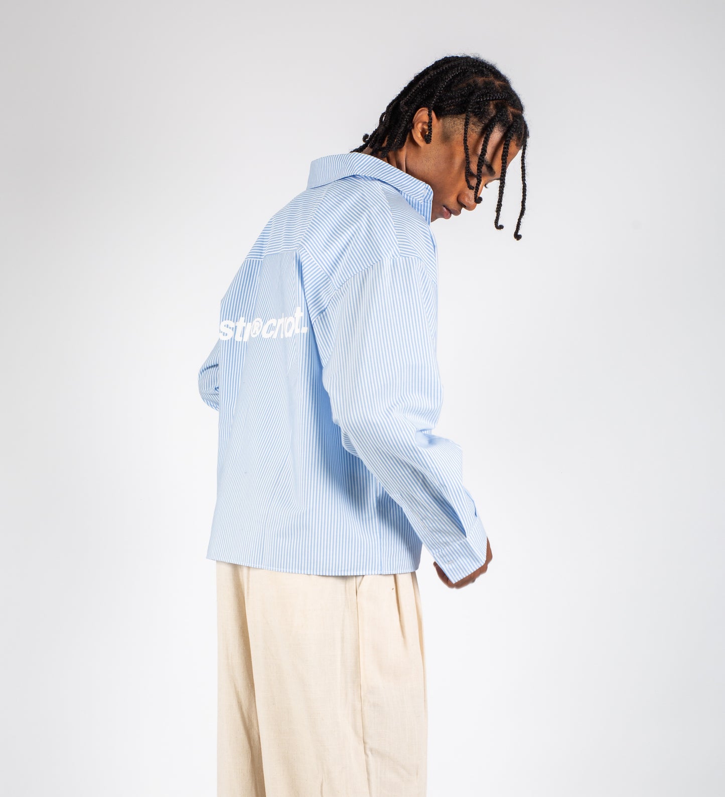 CRTV DEPT. STRIPED LONG SLEEVE POPLIN SHIRT II