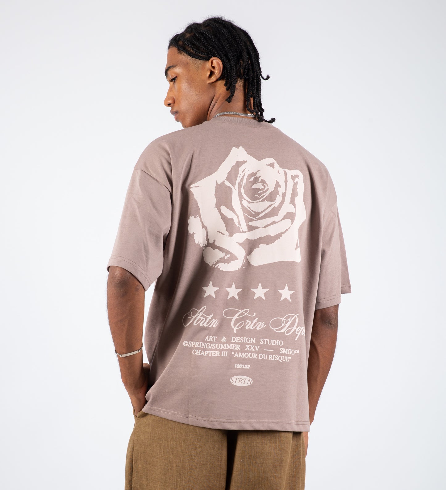 AMOUR DU RISQUE T-SHIRT V2 – Tobacco