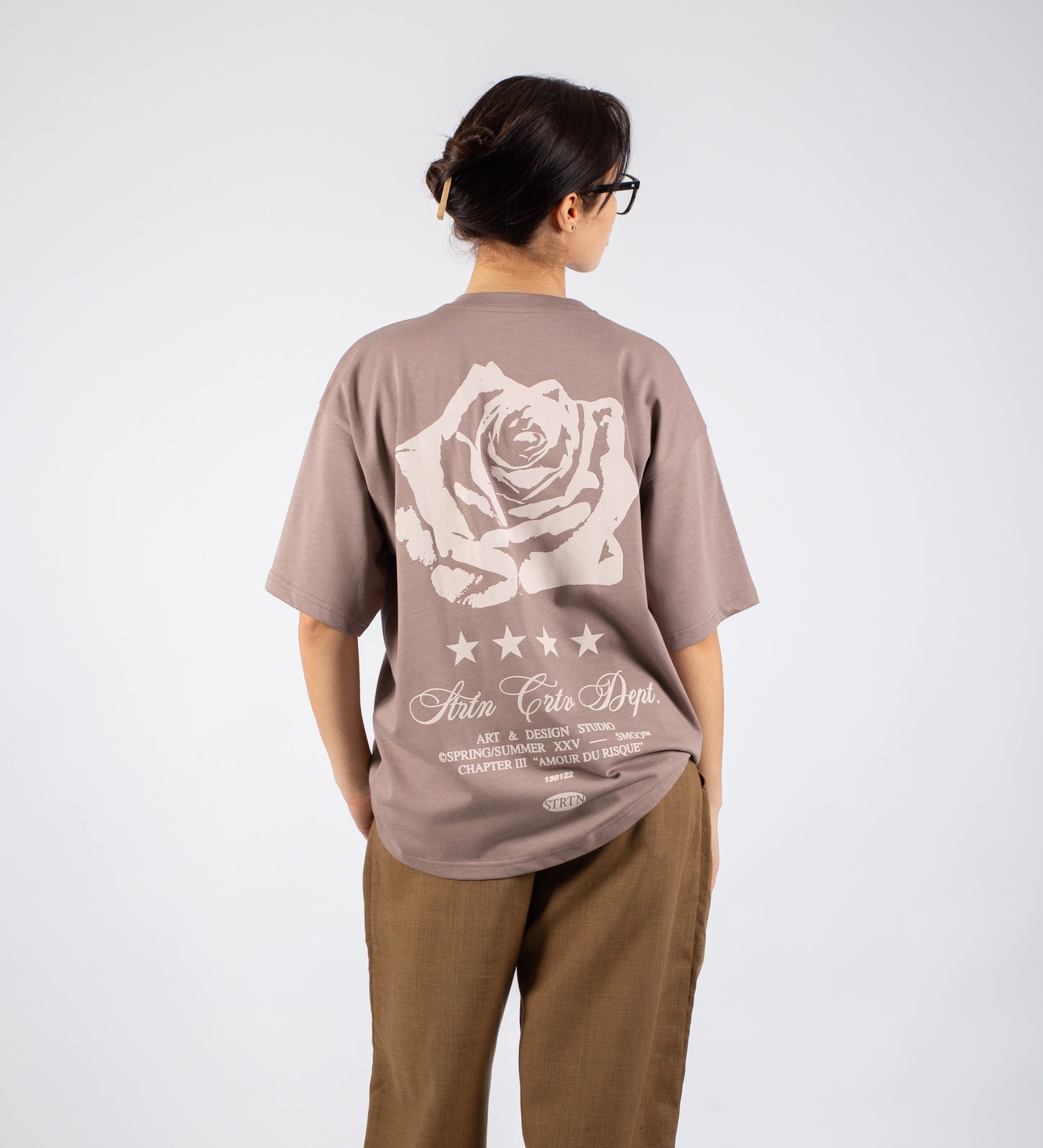 AMOUR DU RISQUE T-SHIRT V2 – Tobacco