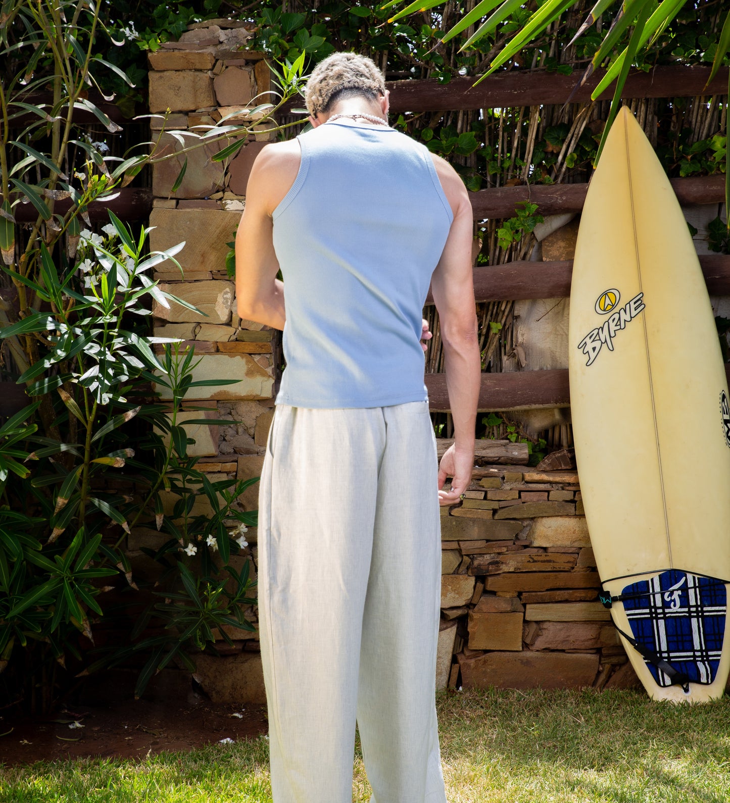 STRTN RIBBED TANK TOP – Baby Blue