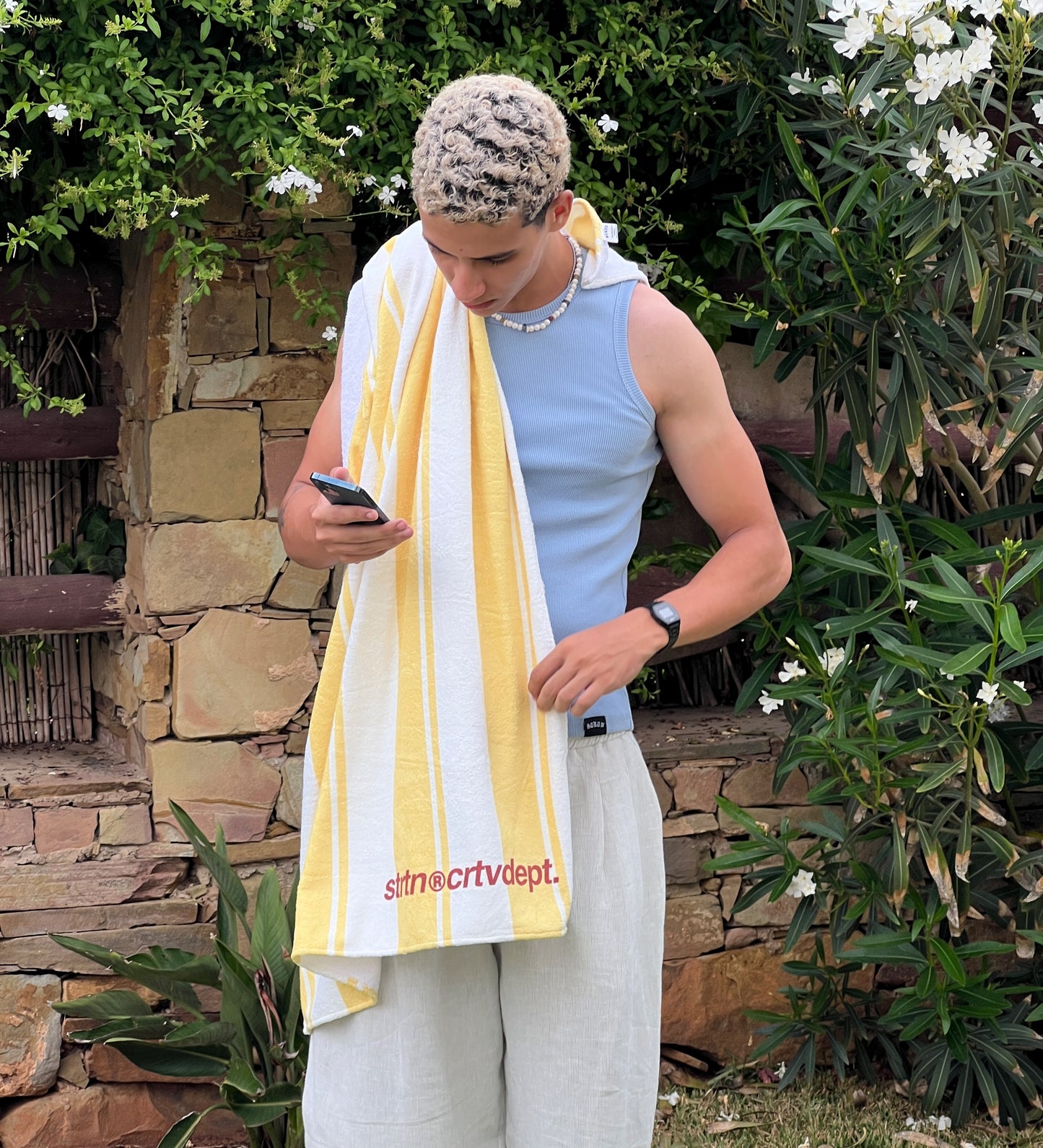 CRTV DEPT. BEACH TOWEL – Solar Stripe