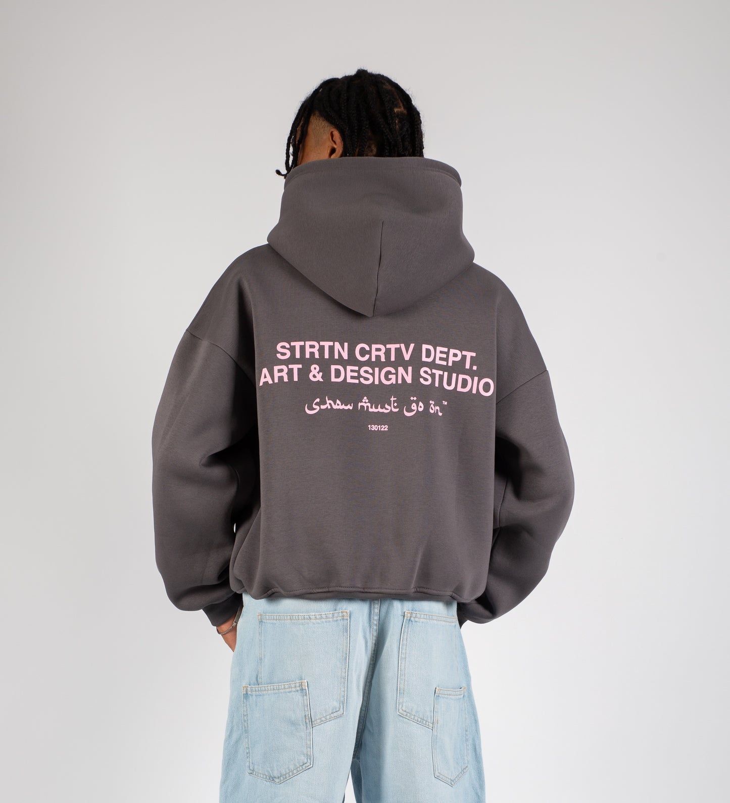ART & DESIGN STUDIO BOXY HOODIE – Dark Gray