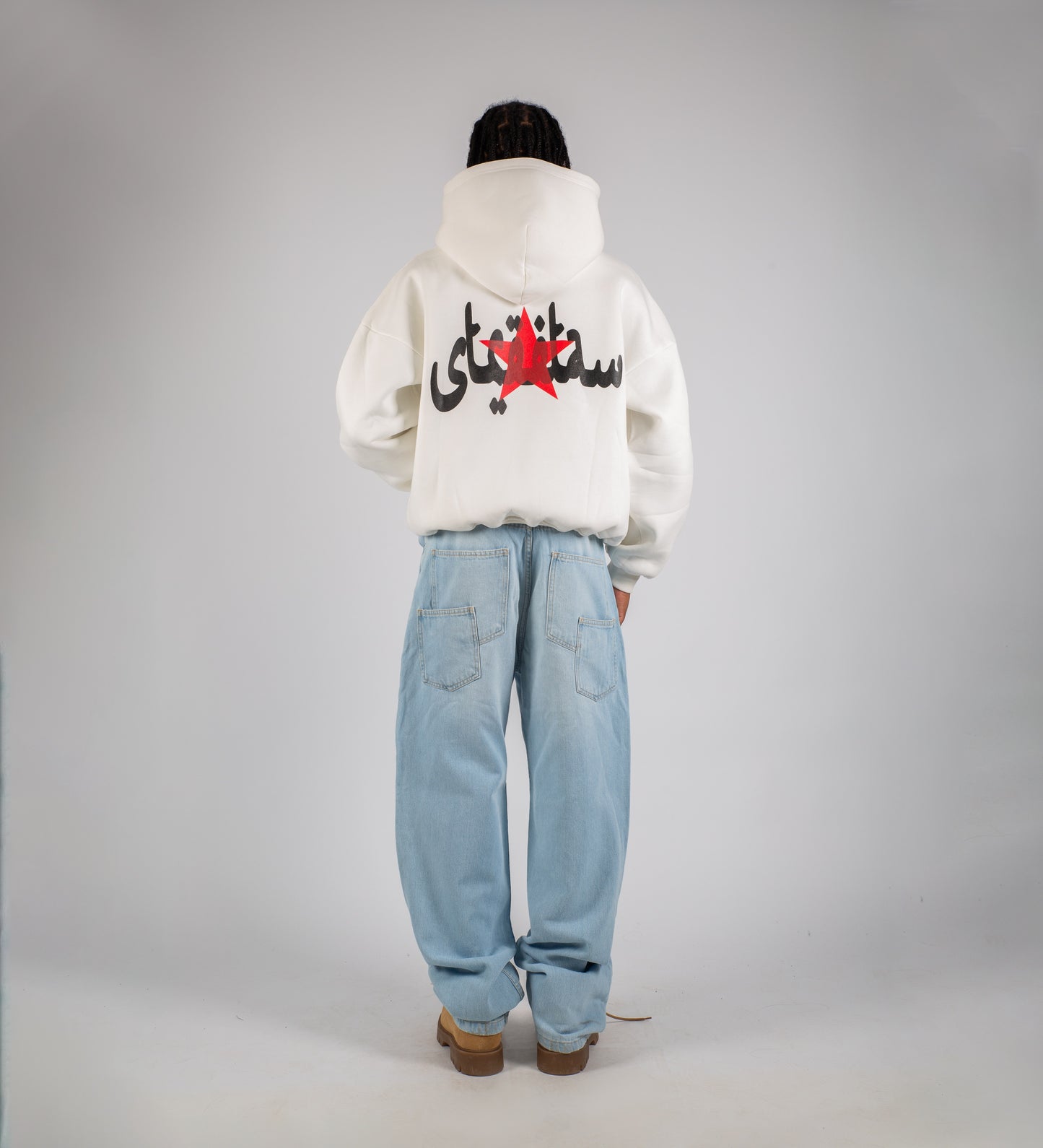 CRTV DEPT. MOGUL BOXY HOODIE – White