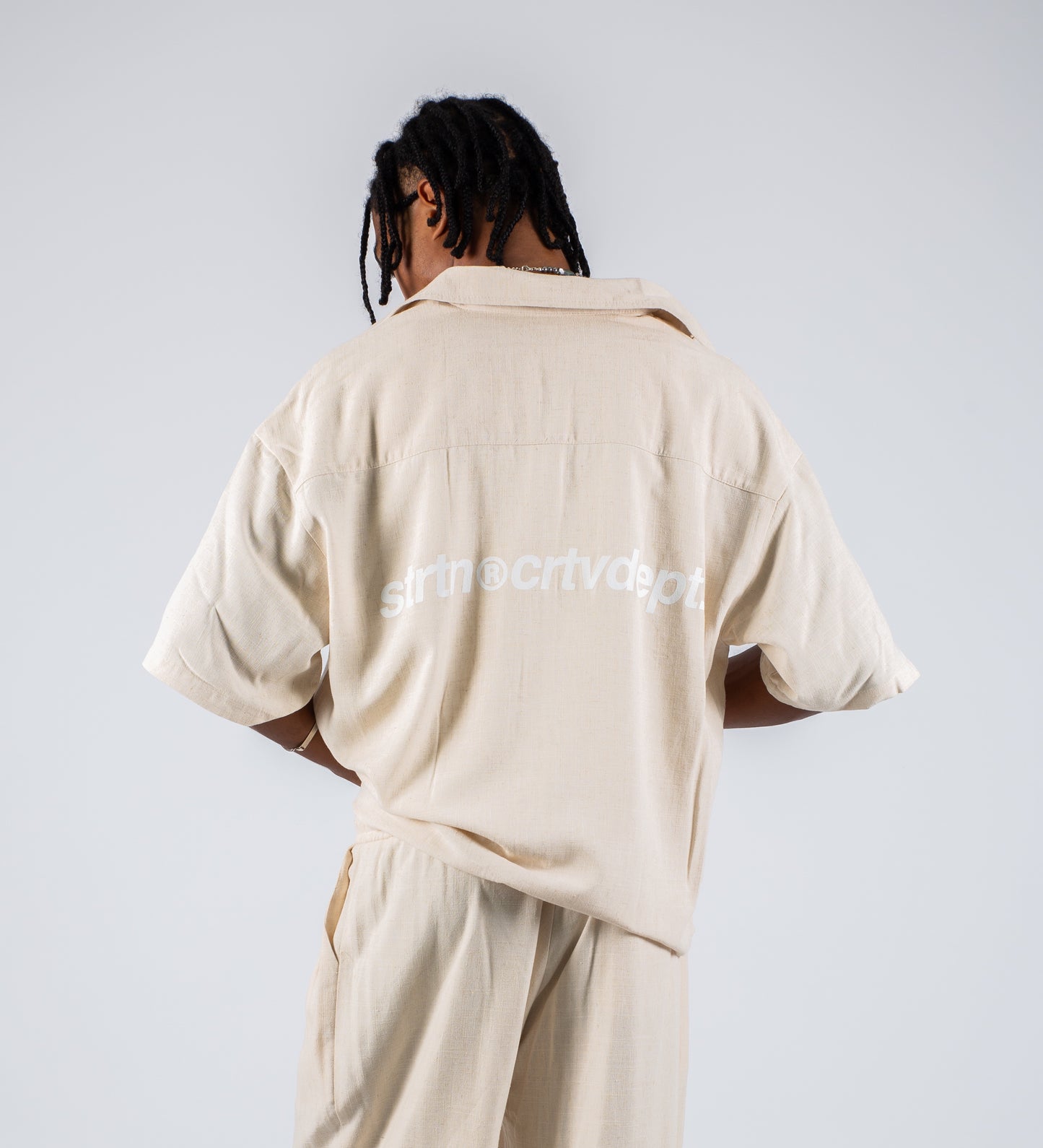 STRTN® CRTV DEPT. LINEN SHIRT – Cream