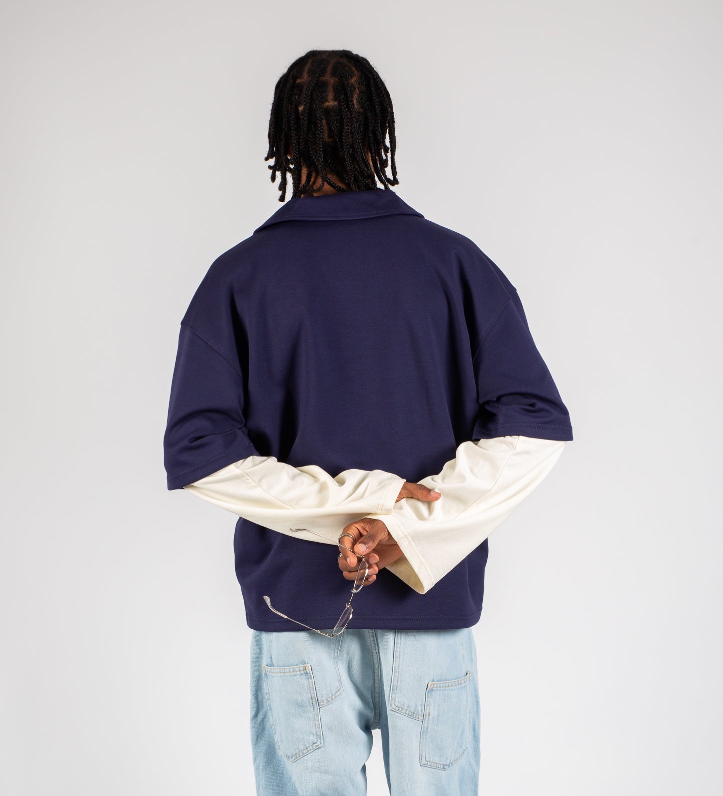 CRTV DEPT. JAPAN HEAVYWEIGHT POLO – Navy