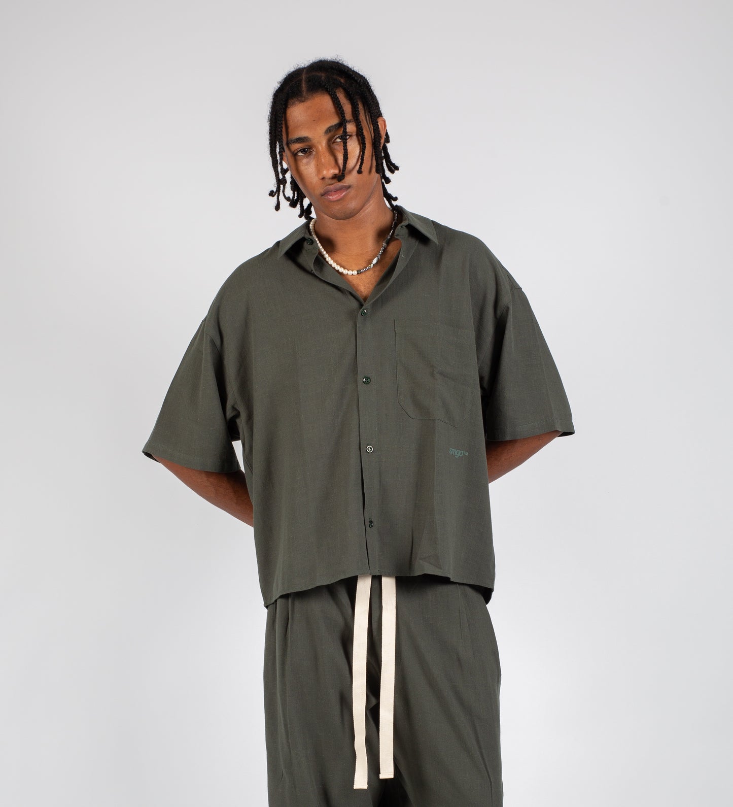 STRTN® CRTV DEPT. LINEN SHIRT – Khaki