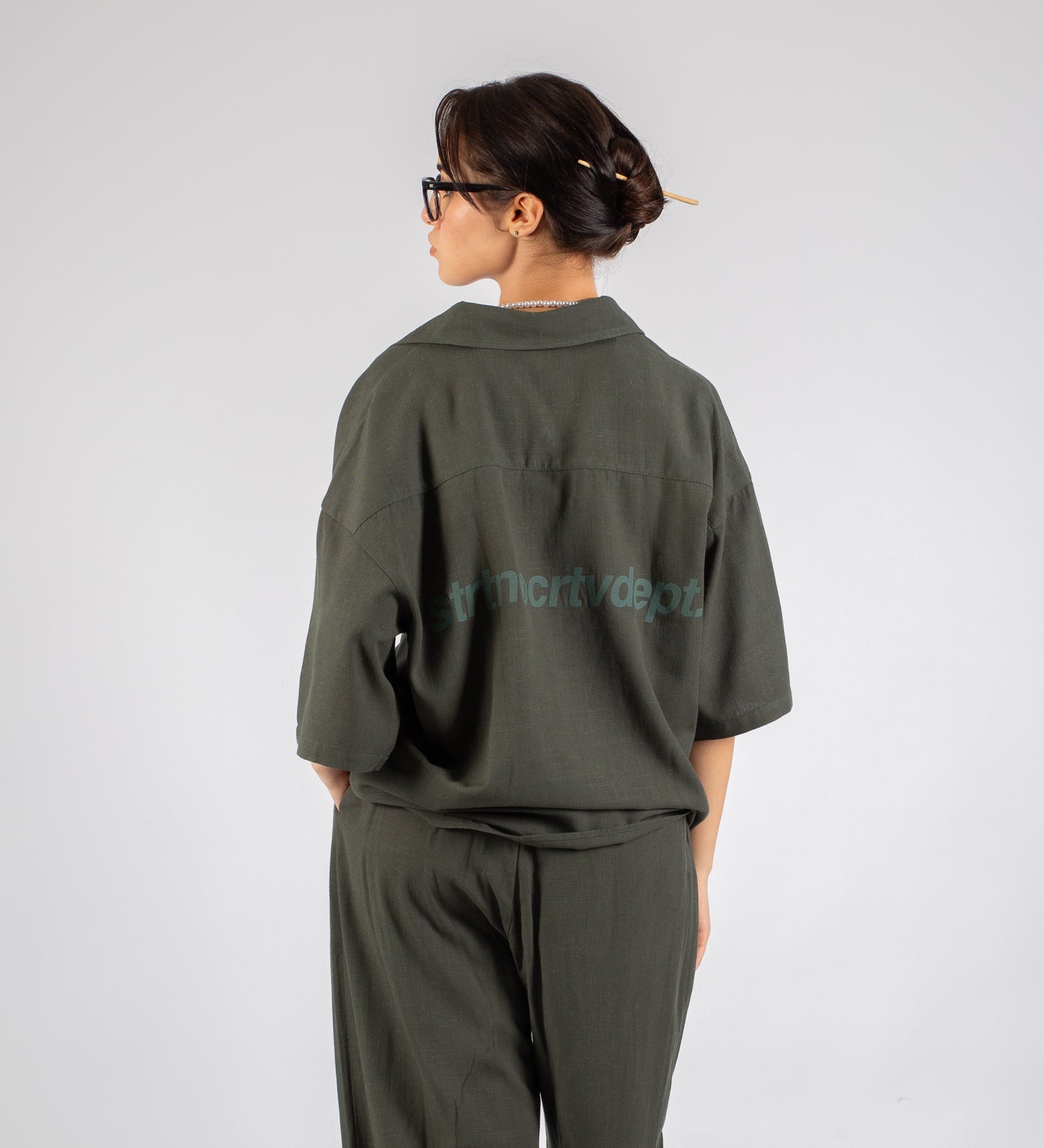 STRTN® CRTV DEPT. LINEN SHIRT – Khaki