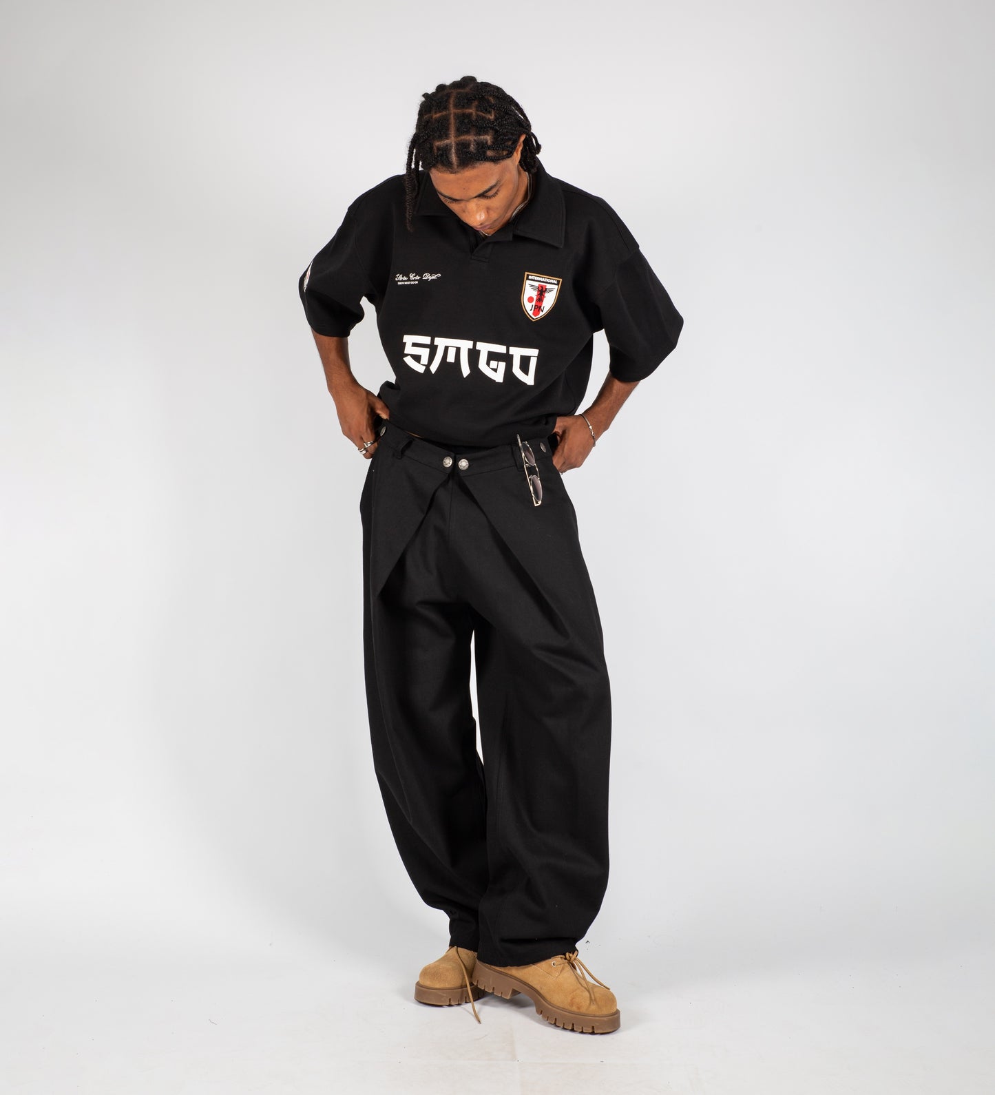 KYOTO PLEATED PANTS – Black
