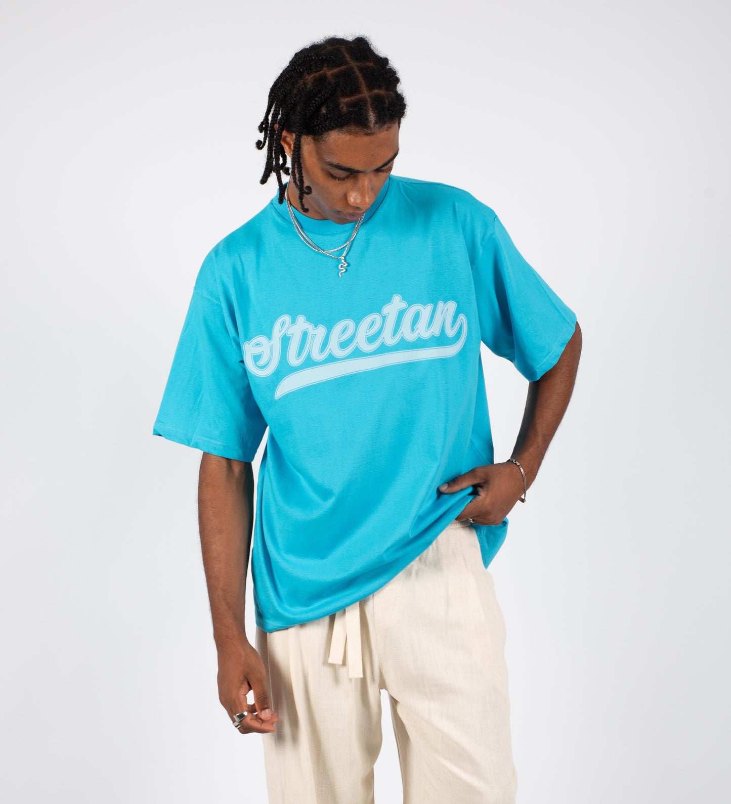 CRTV DEPT. T-SHIRT – TURQUOISE