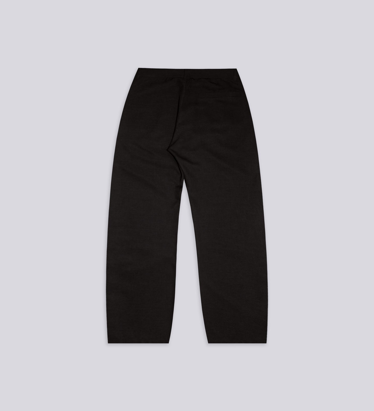 PANTALON PLISSÉ BAGGY SUR MESURE – Noir