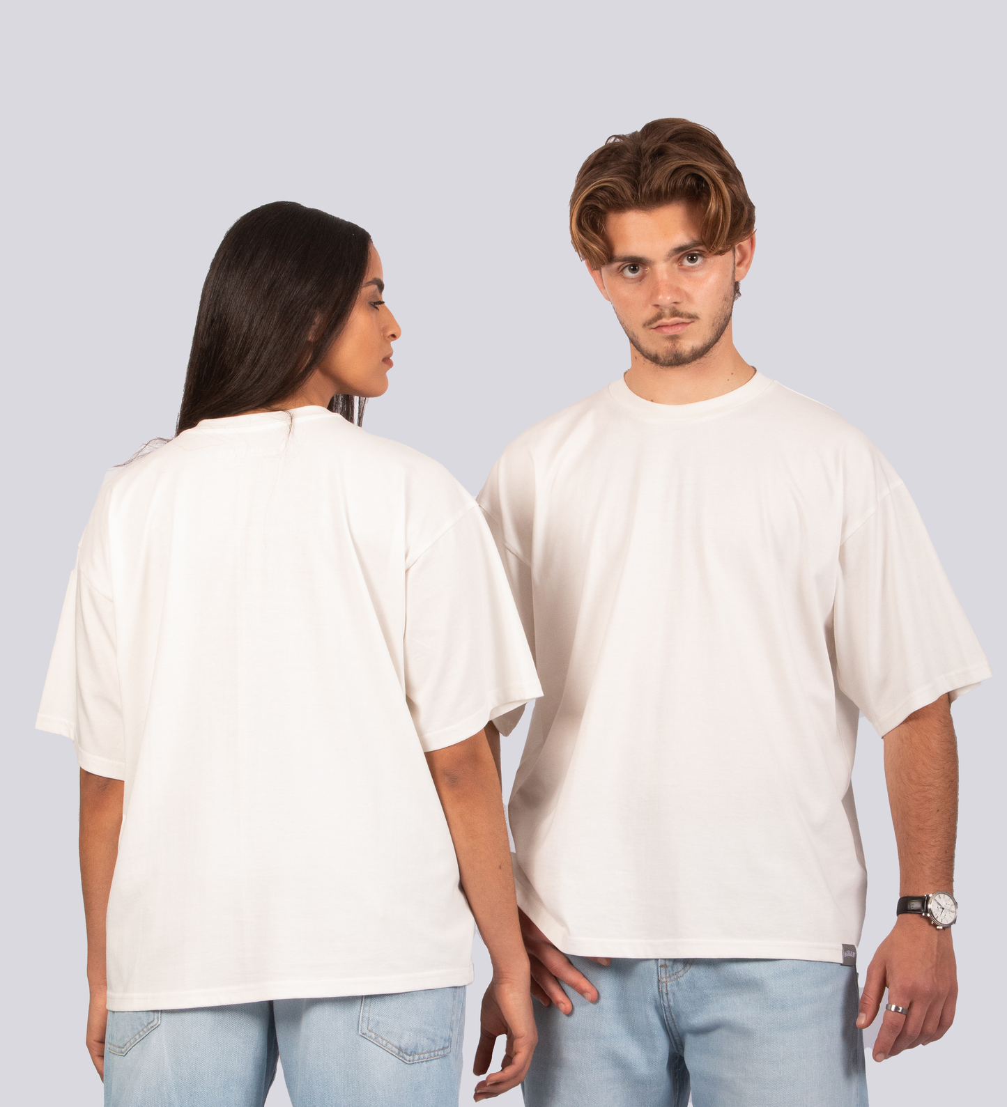T-shirt boxy Cult Supply – Blanc