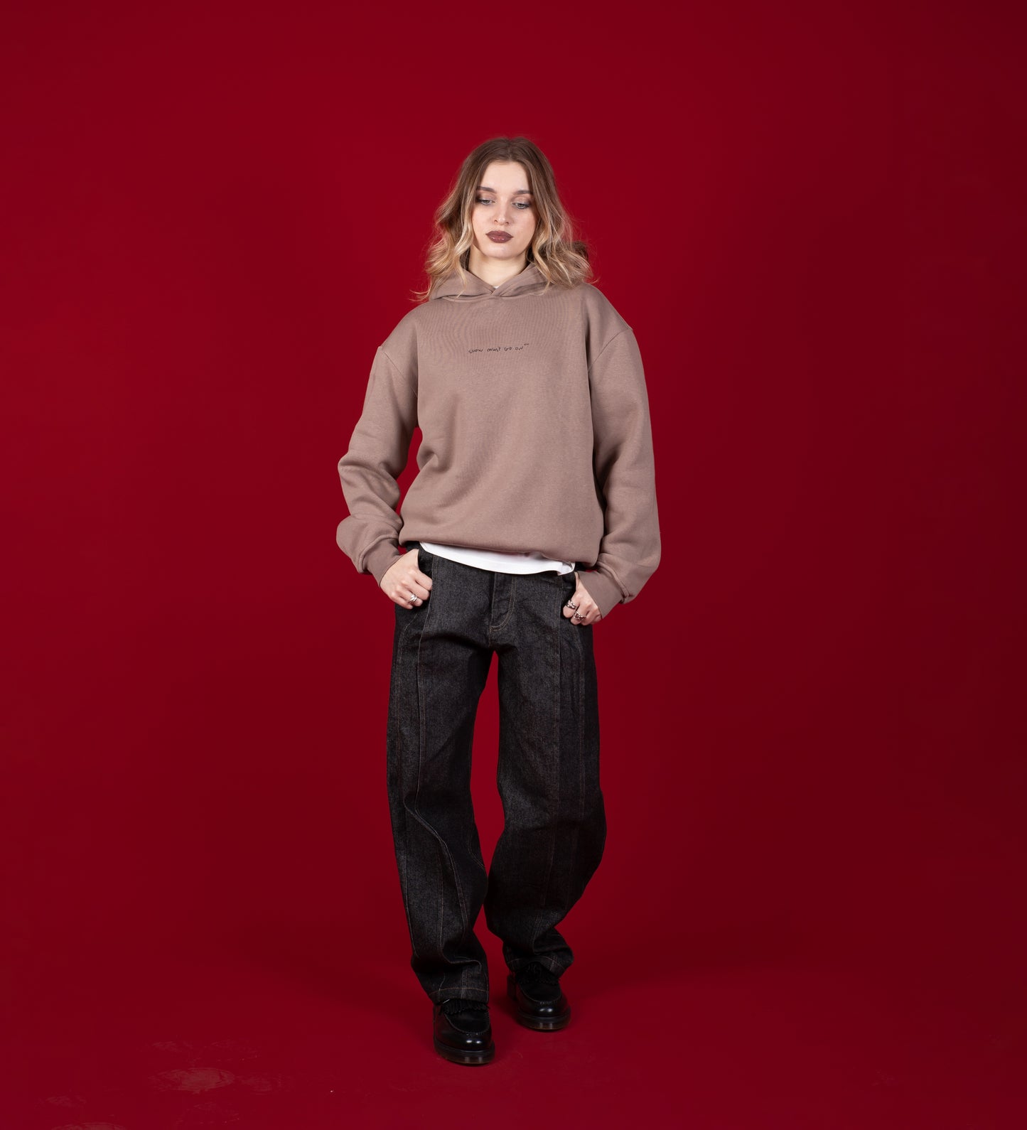 Sweat à capuche Regret Burns – Tabac clair