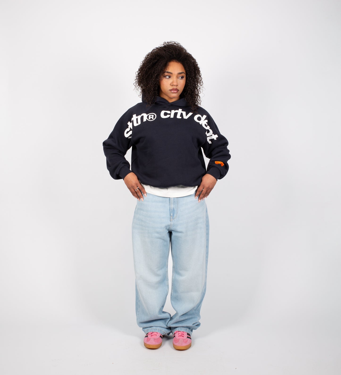 Sweat à capuche STRTN CRTV DEPT. — Bleu marine foncé
