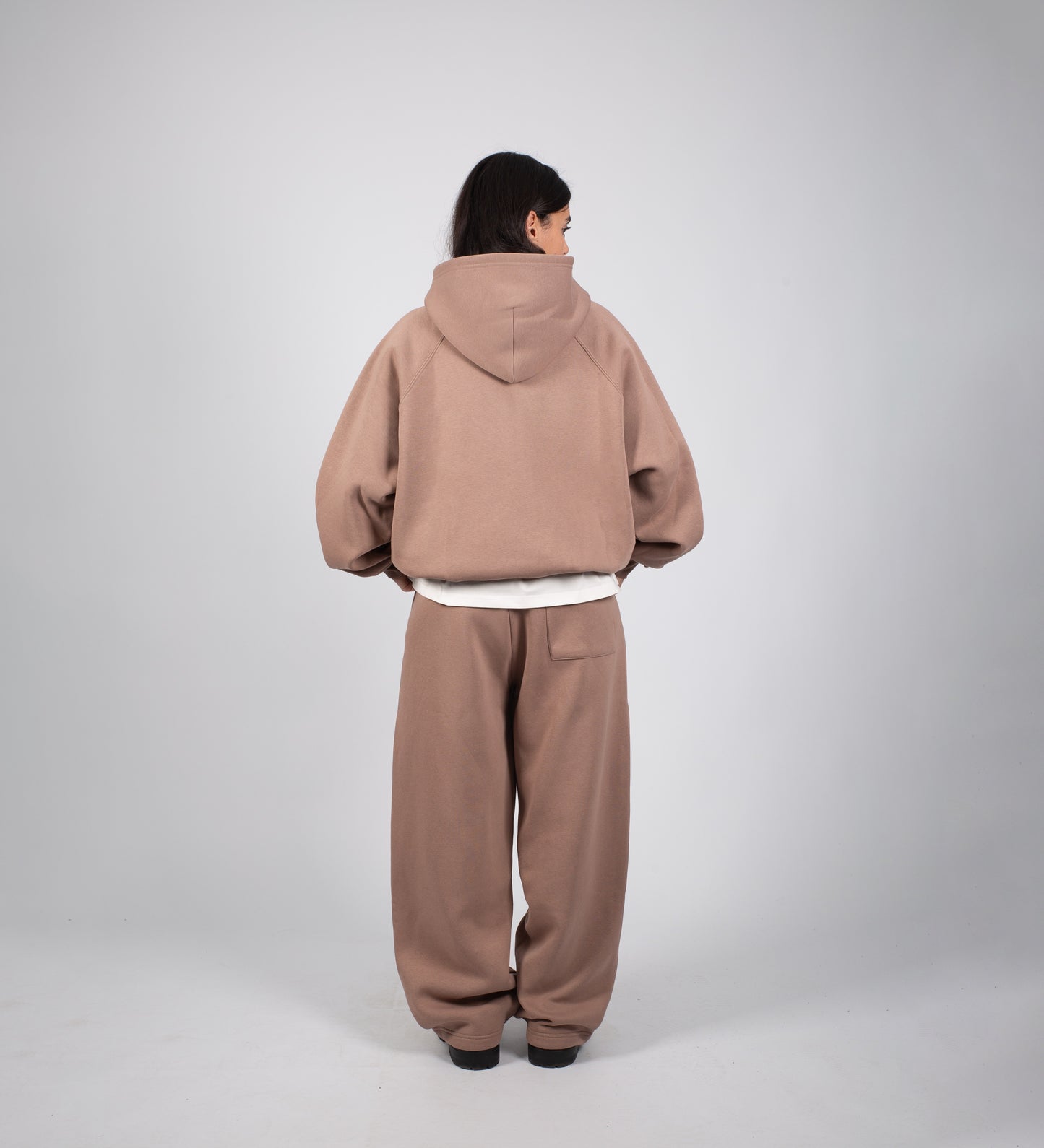 STRTN ZIP-UP HOODIE – Light Tobacco