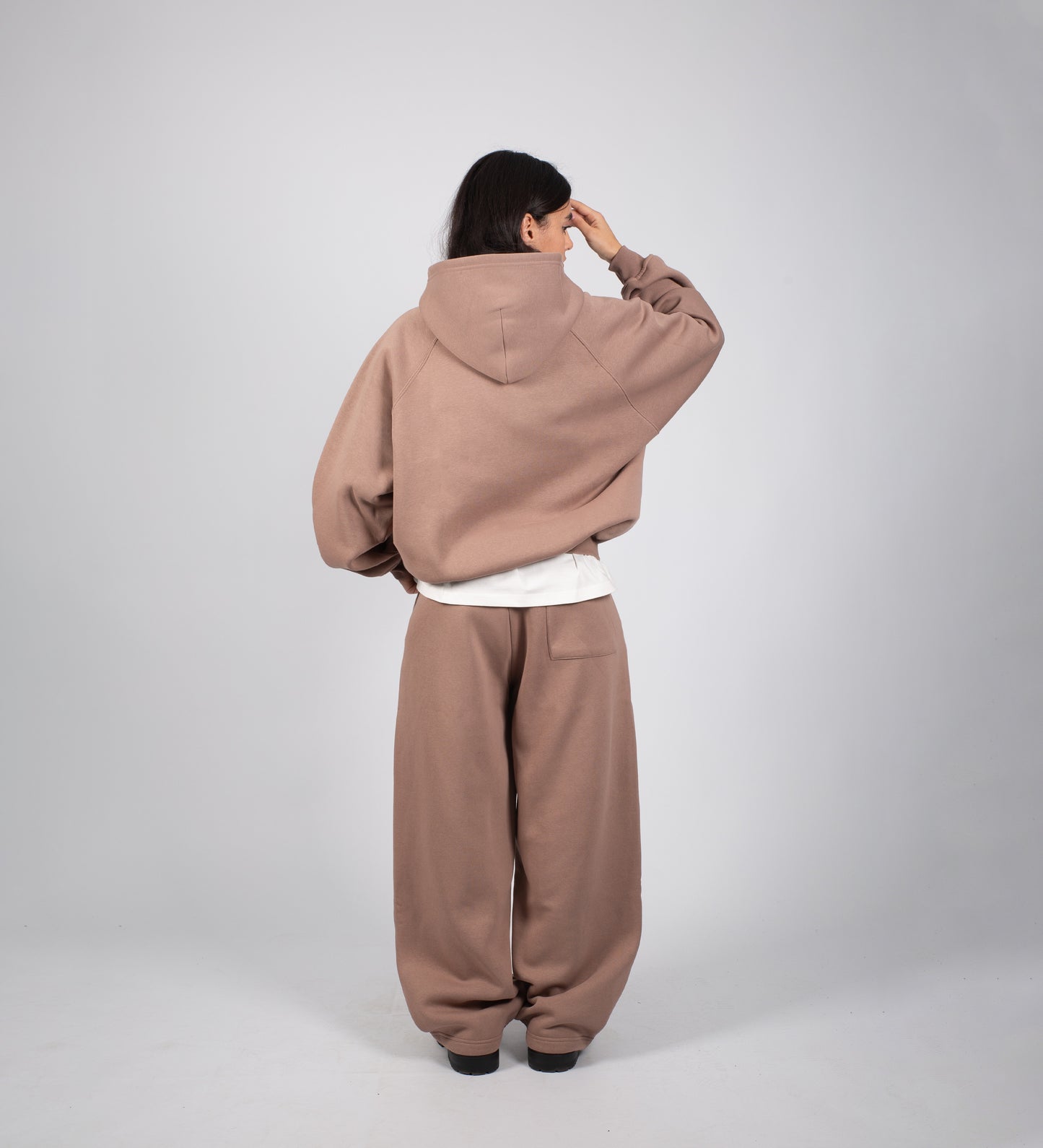 STRTN ZIP-UP HOODIE – Light Tobacco