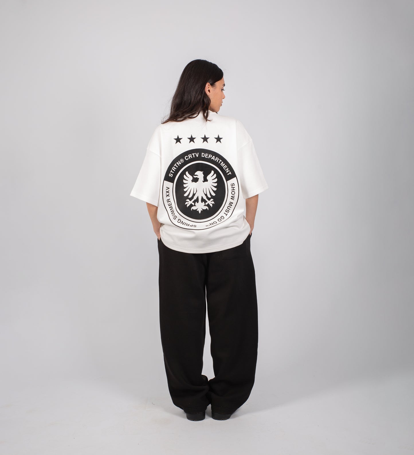 CRTV DEPT. HOOLIGAN HEAVYWEIGHT T-SHIRT – Off White