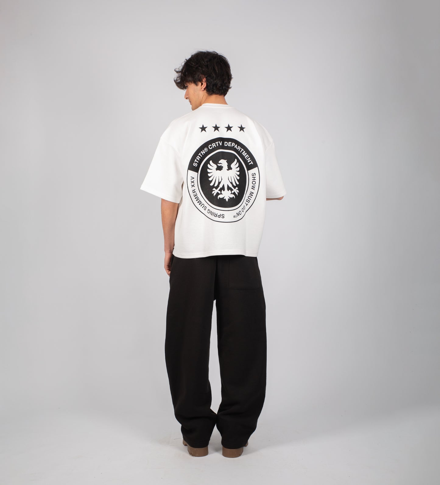 CRTV DEPT. HOOLIGAN HEAVYWEIGHT T-SHIRT – Off White