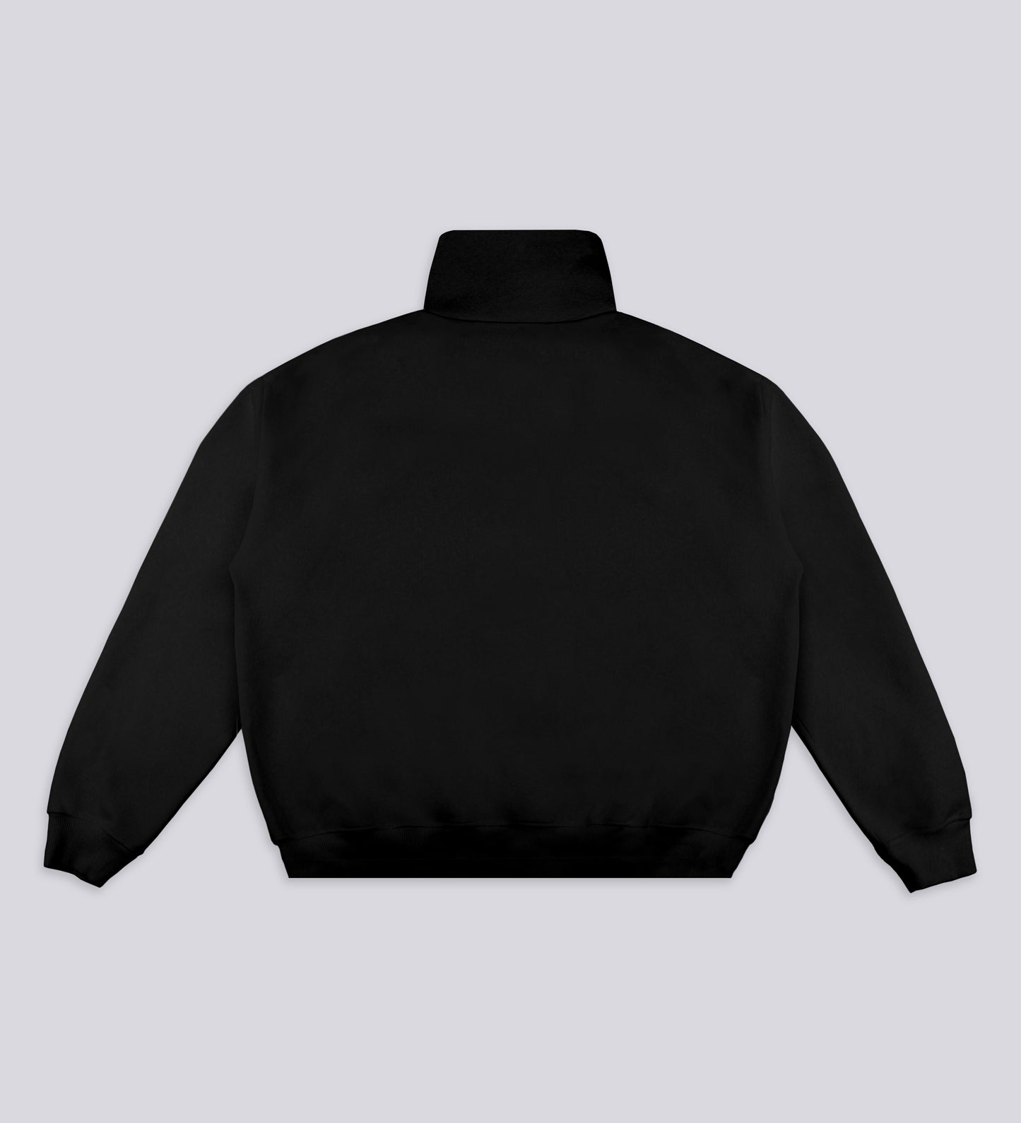 STRTN® BOXY HALF-ZIP – Black