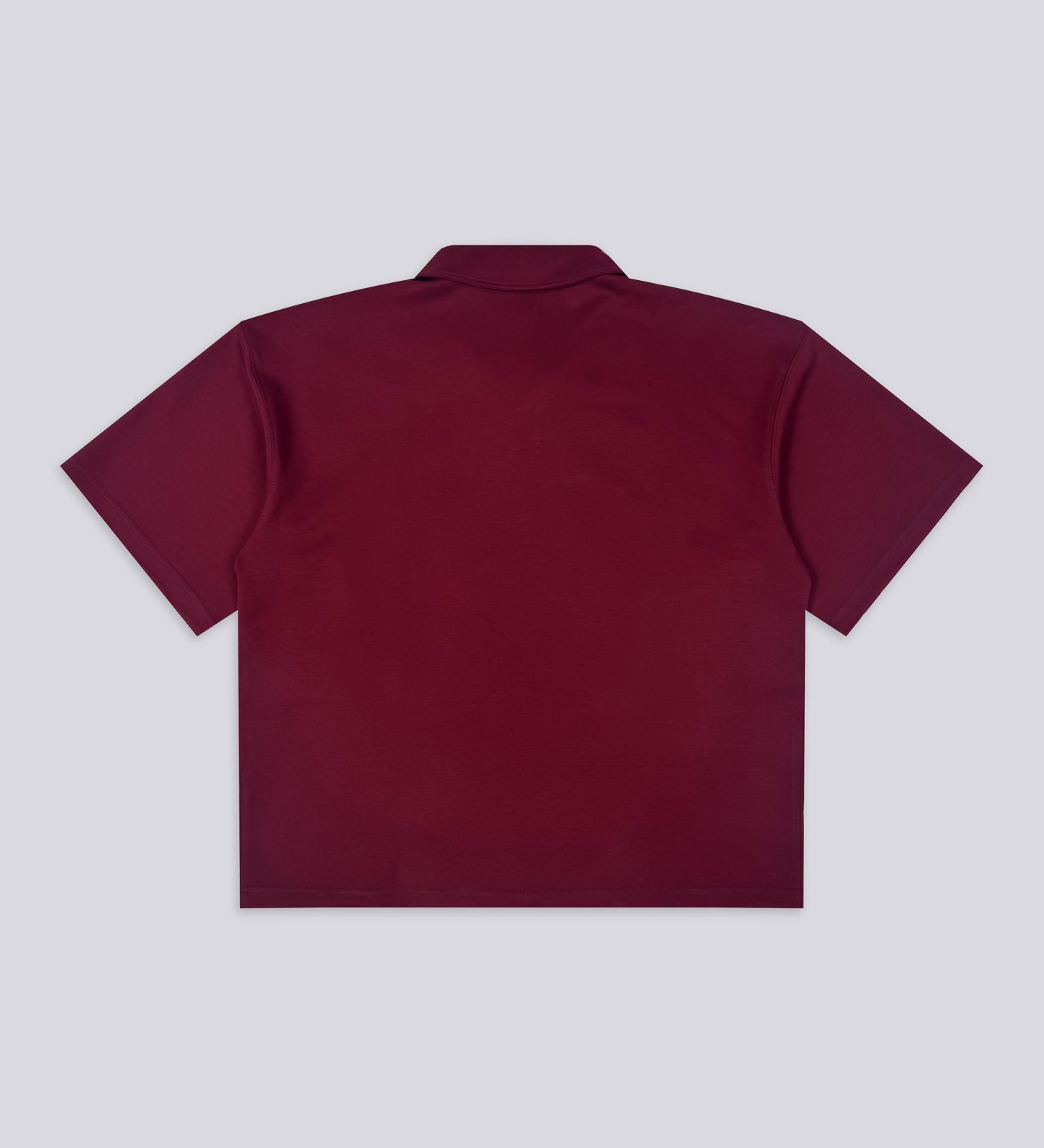 MIDNIGHT CULTURE BOXY HEAVYWEIGHT POLO – Burgundy