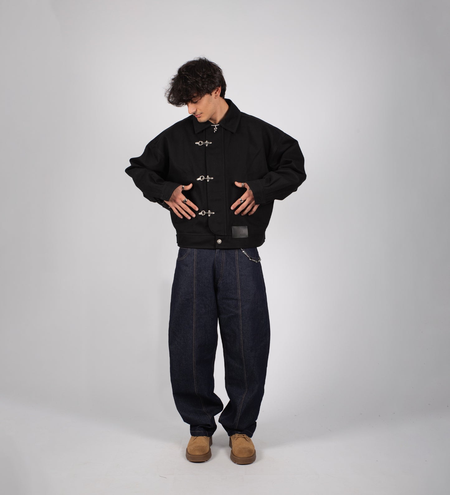 CRTV DEPT. FIREMAN CLASP JACKET – Black