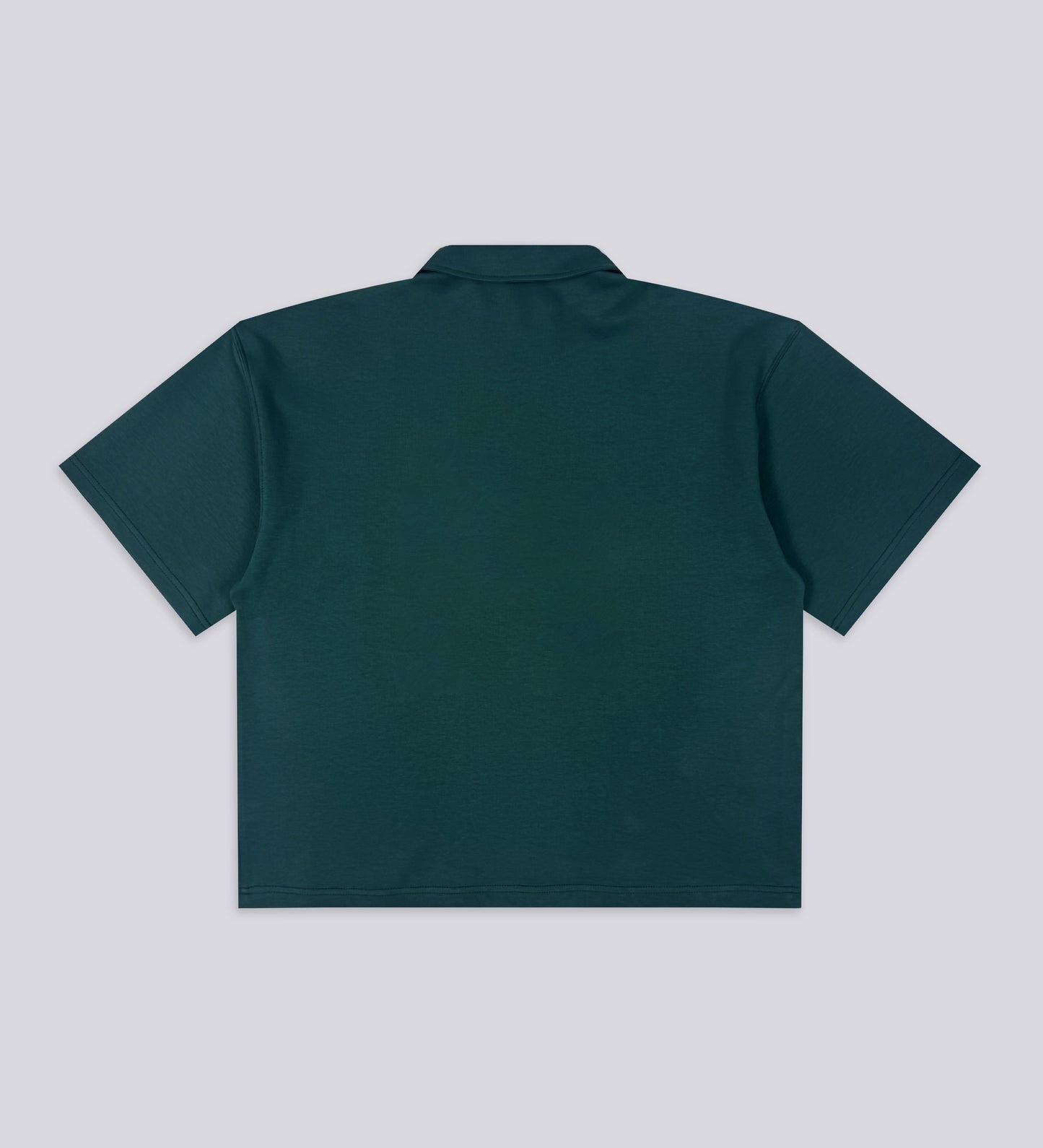 MIDNIGHT CULTURE BOXY HEAVYWEIGHT POLO – Pine Green