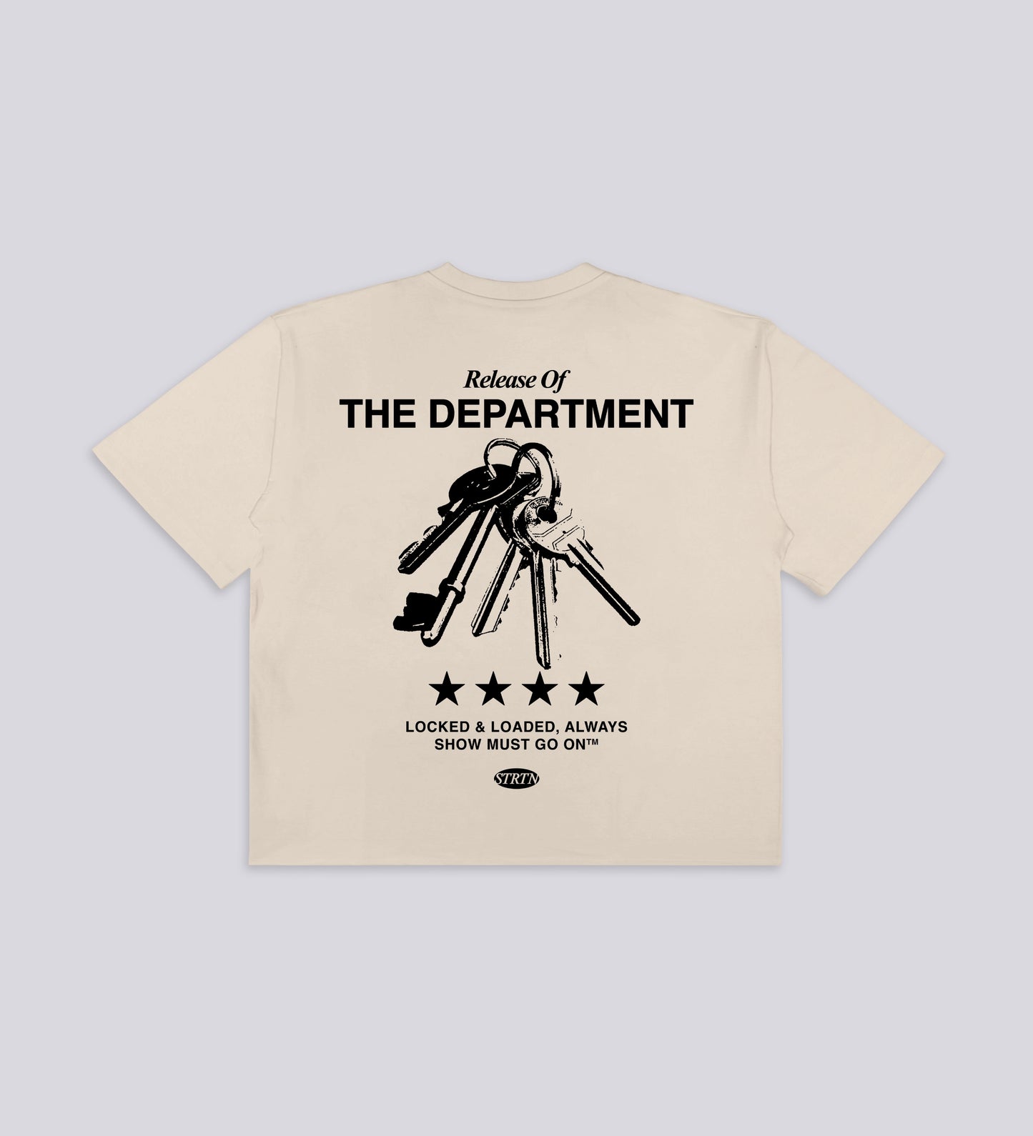 T-SHIRT LOCKED & LOADED – Crème
