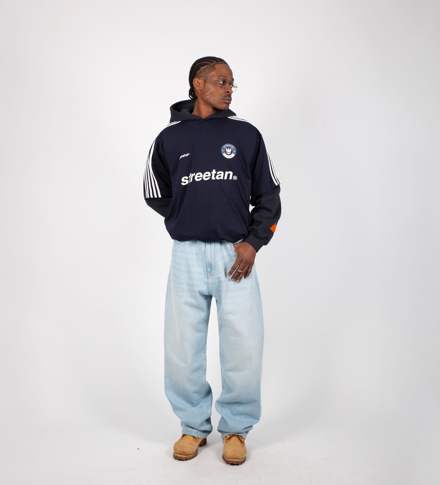T-SHIRT HOOLIGAN I — Bleu marine foncé