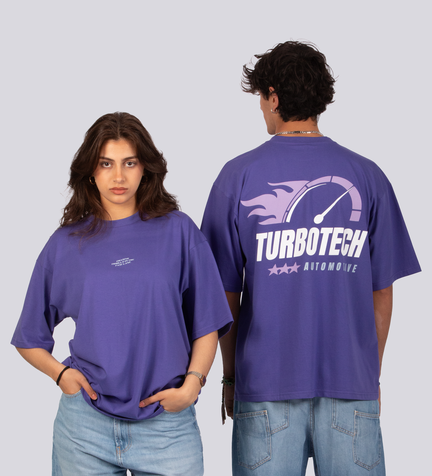 T-SHIRT TURBOTECH – Violet