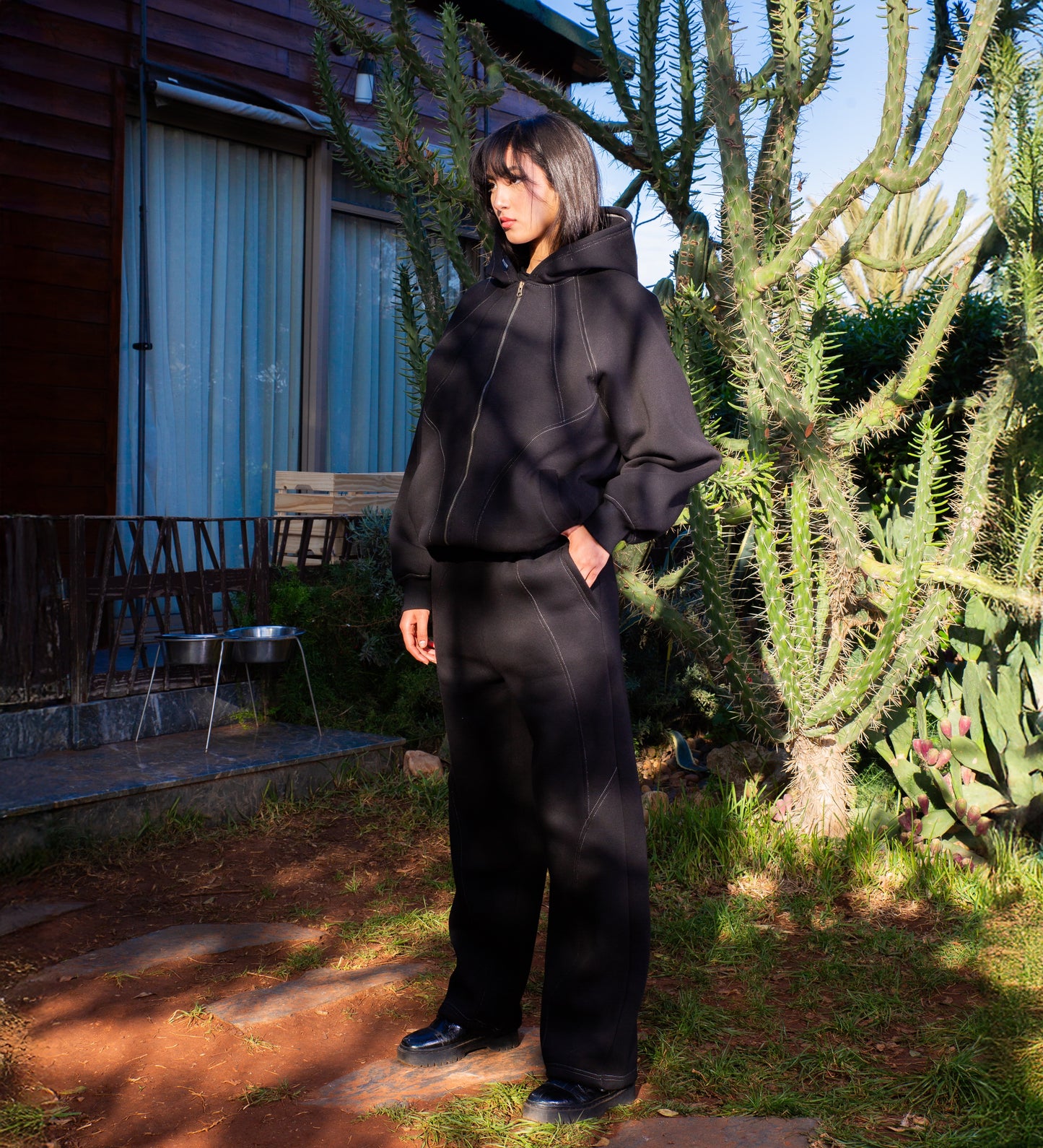 PANTALON DE SURVÊTEMENT OUTLAW SET - Noir