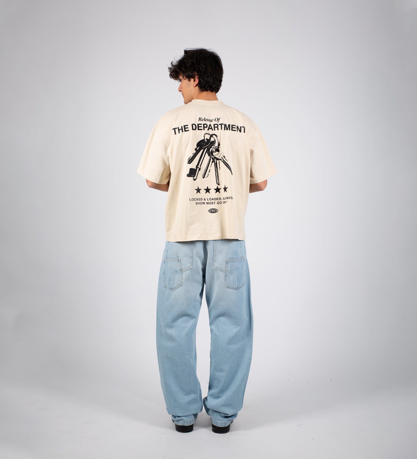 T-SHIRT LOCKED & LOADED – Crème