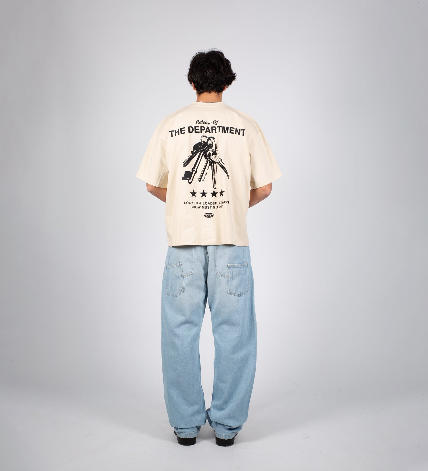 T-SHIRT LOCKED & LOADED – Crème