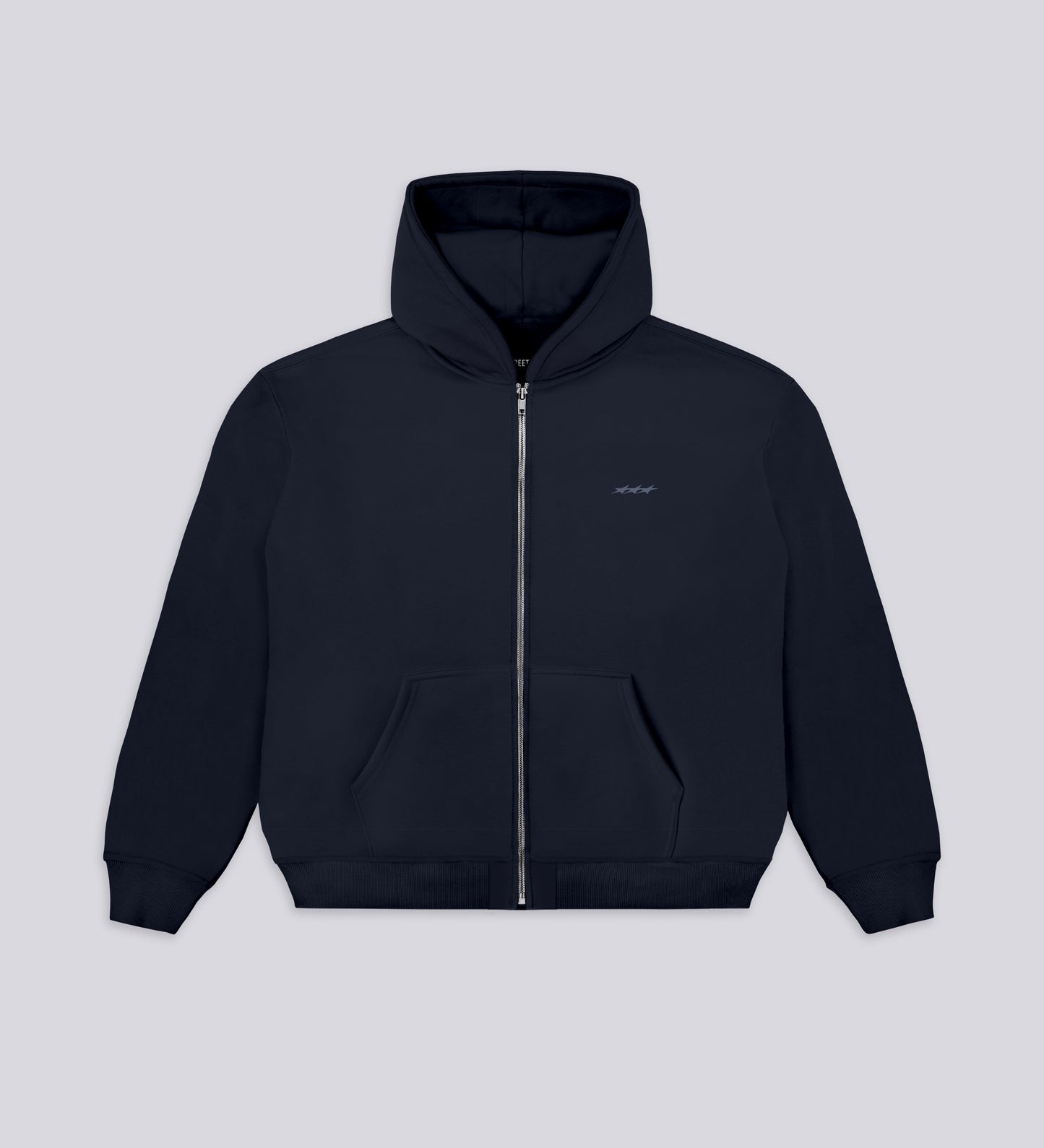 STRTN ZIP-UP HOODIE – Navy