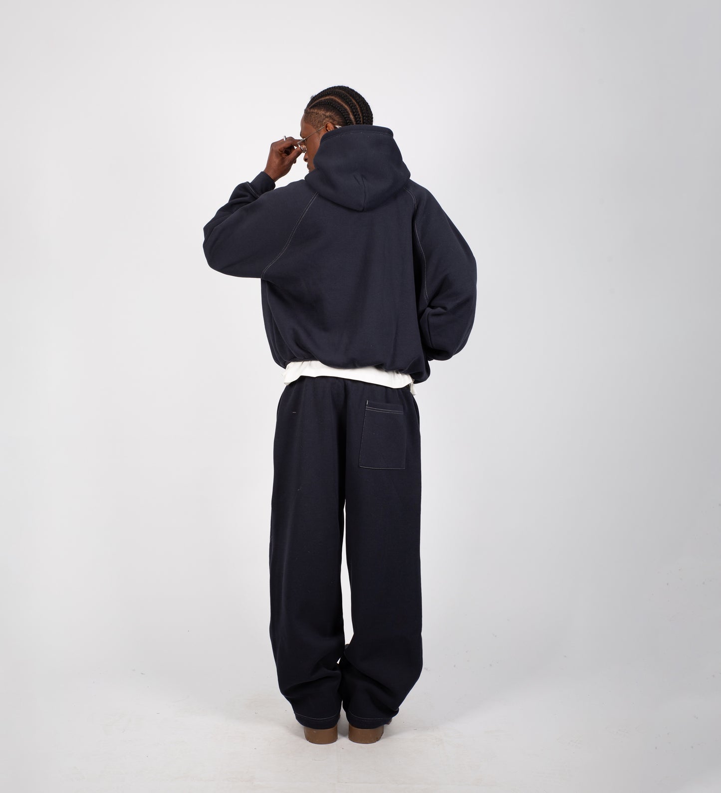 OUTLAW SET ZIP-UP HOODIE - Dark Navy