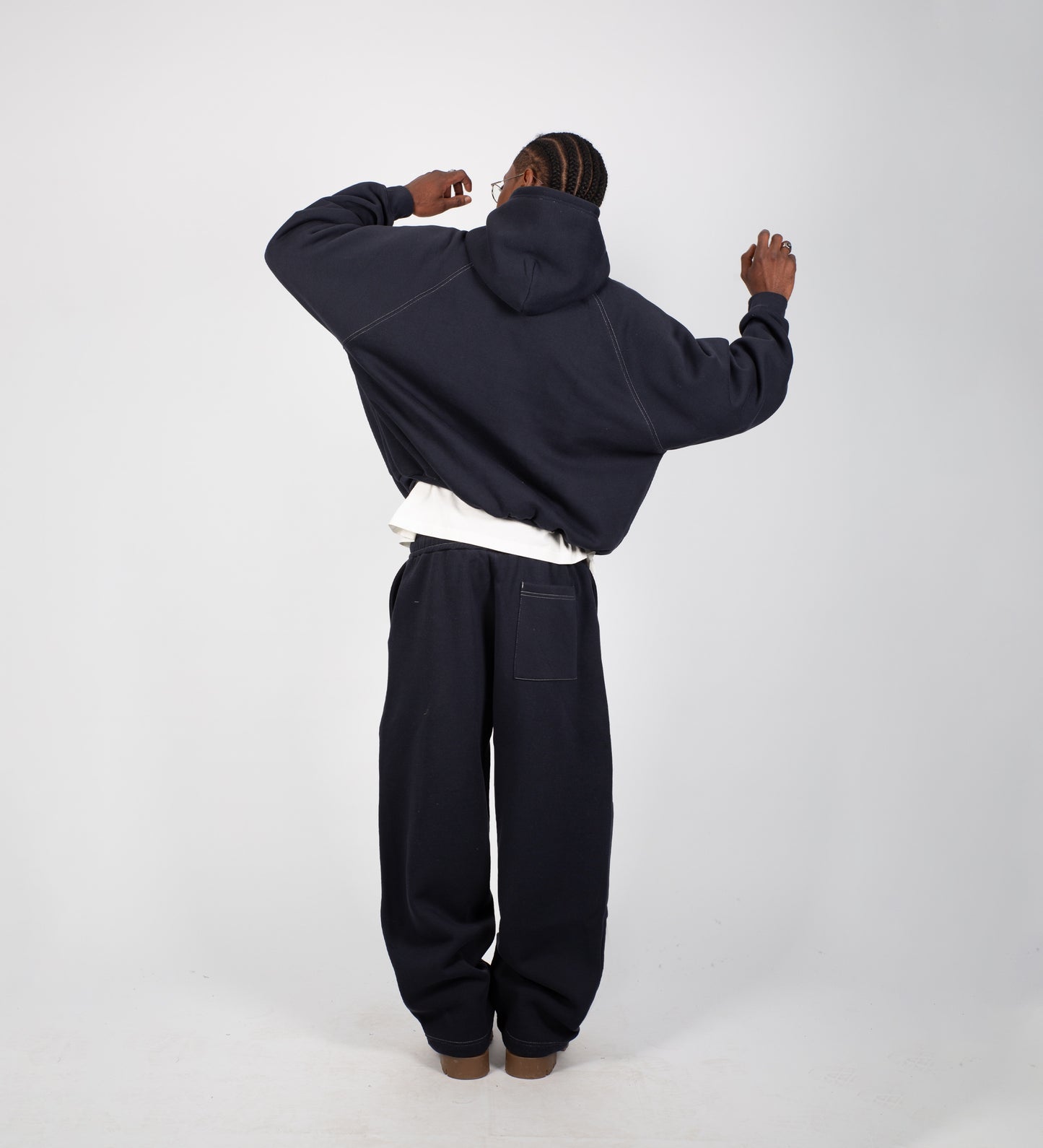 OUTLAW SET ZIP-UP HOODIE - Dark Navy