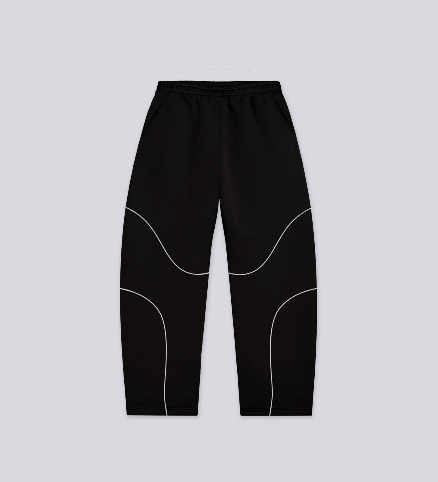 Ensemble jogging ample Strtn Piped – Noir