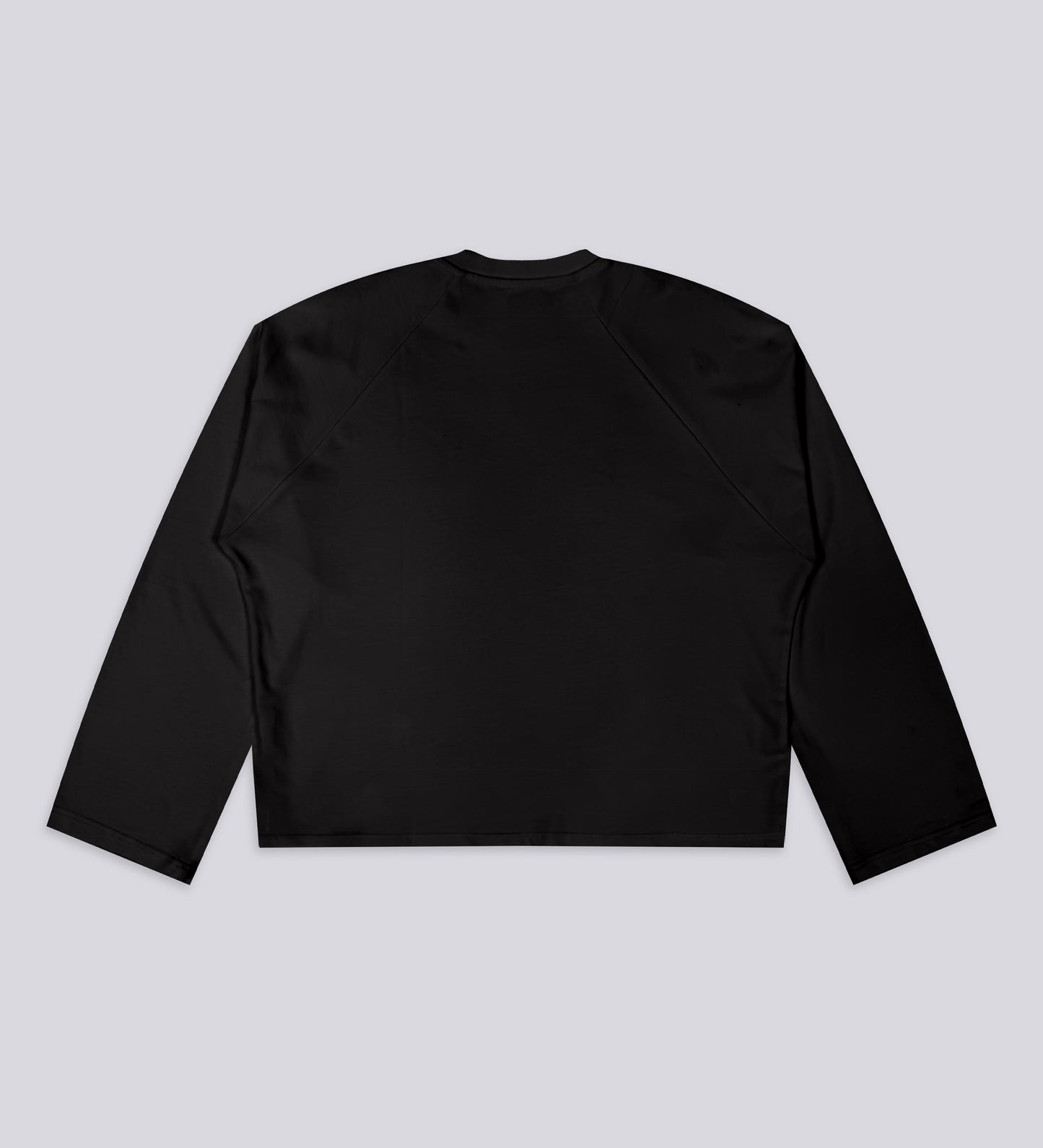 T-SHIRT À MANCHES LONGUES RAGLAN – Noir