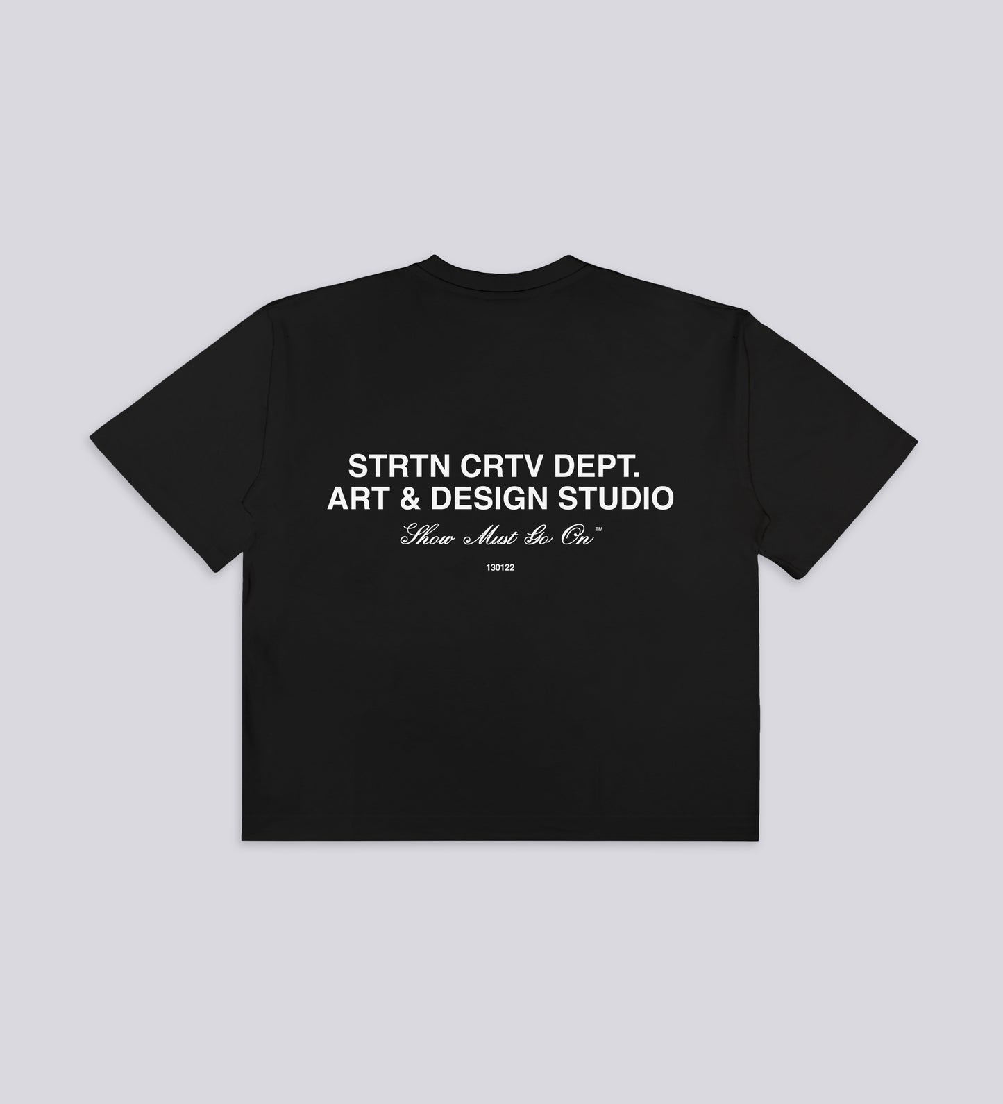 STRTN CRTV DEPT. T-SHIRT – Black