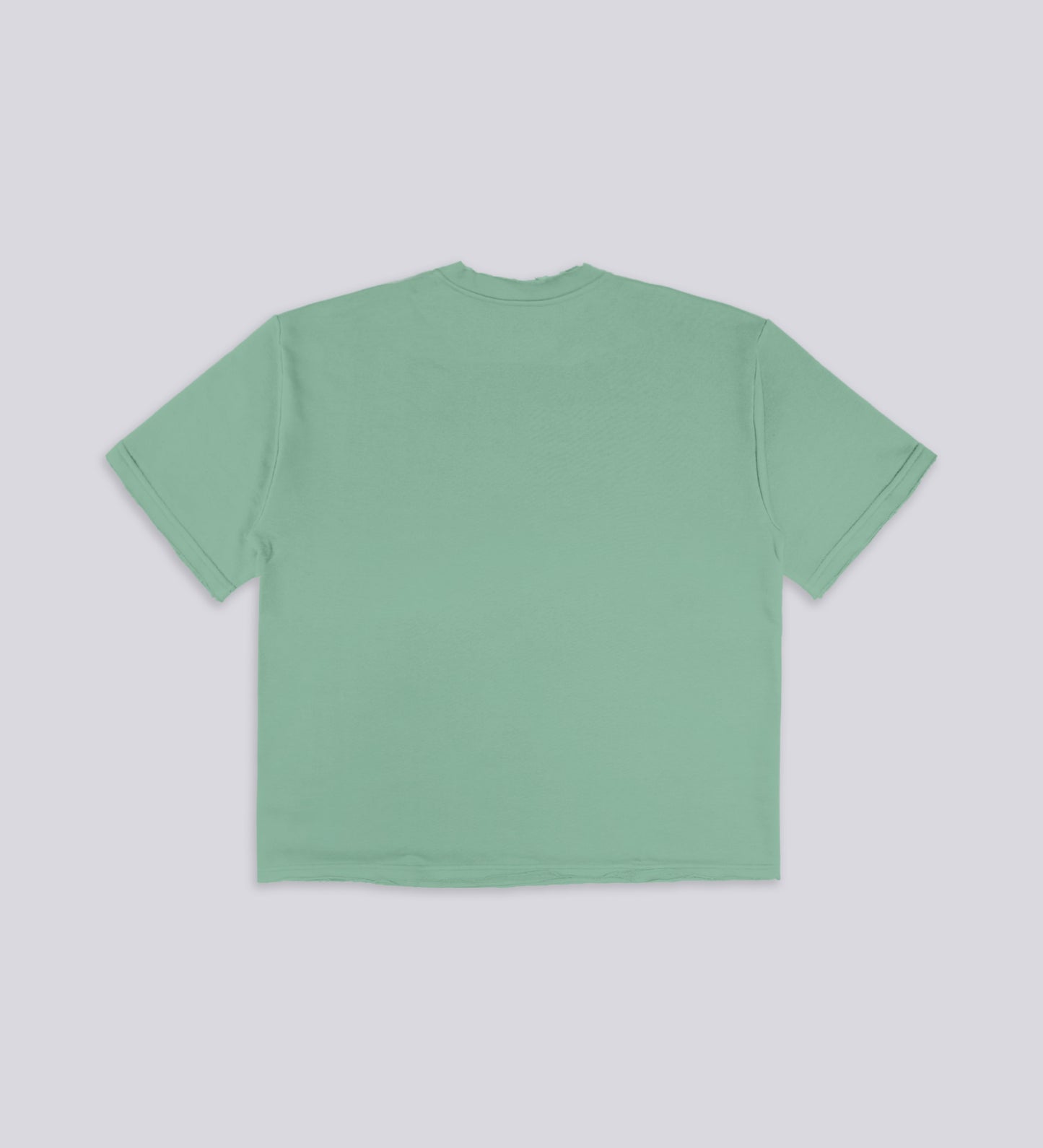 BOXY DISTRESSED DIAGONAL FLEECE T-SHIRT – Diamond