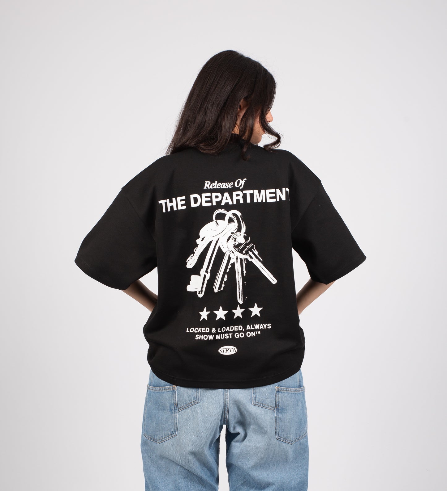 LOCKED & LOADED BOXY HEAVYWEIGHT T-SHIRT – Black
