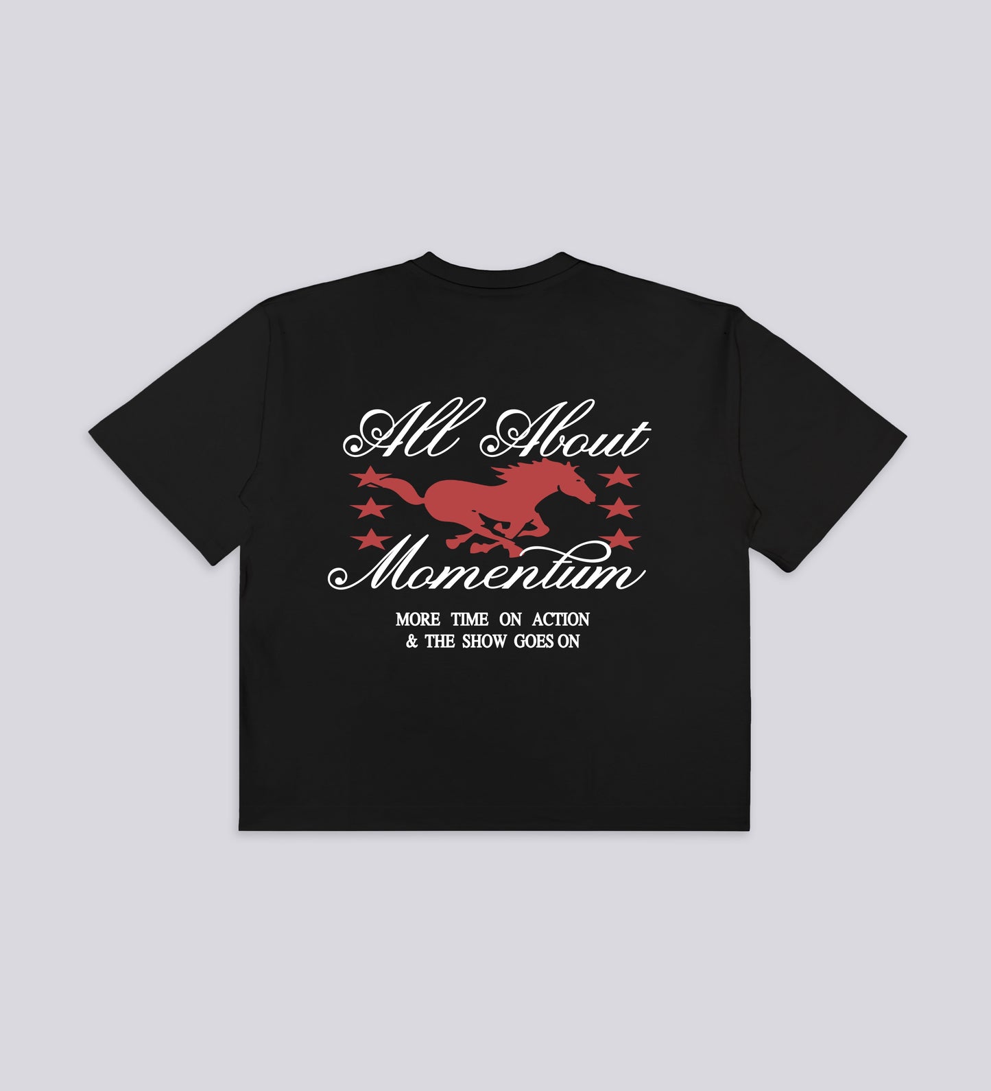 ALL ABOUT MOMENTUM T-SHIRT – Black