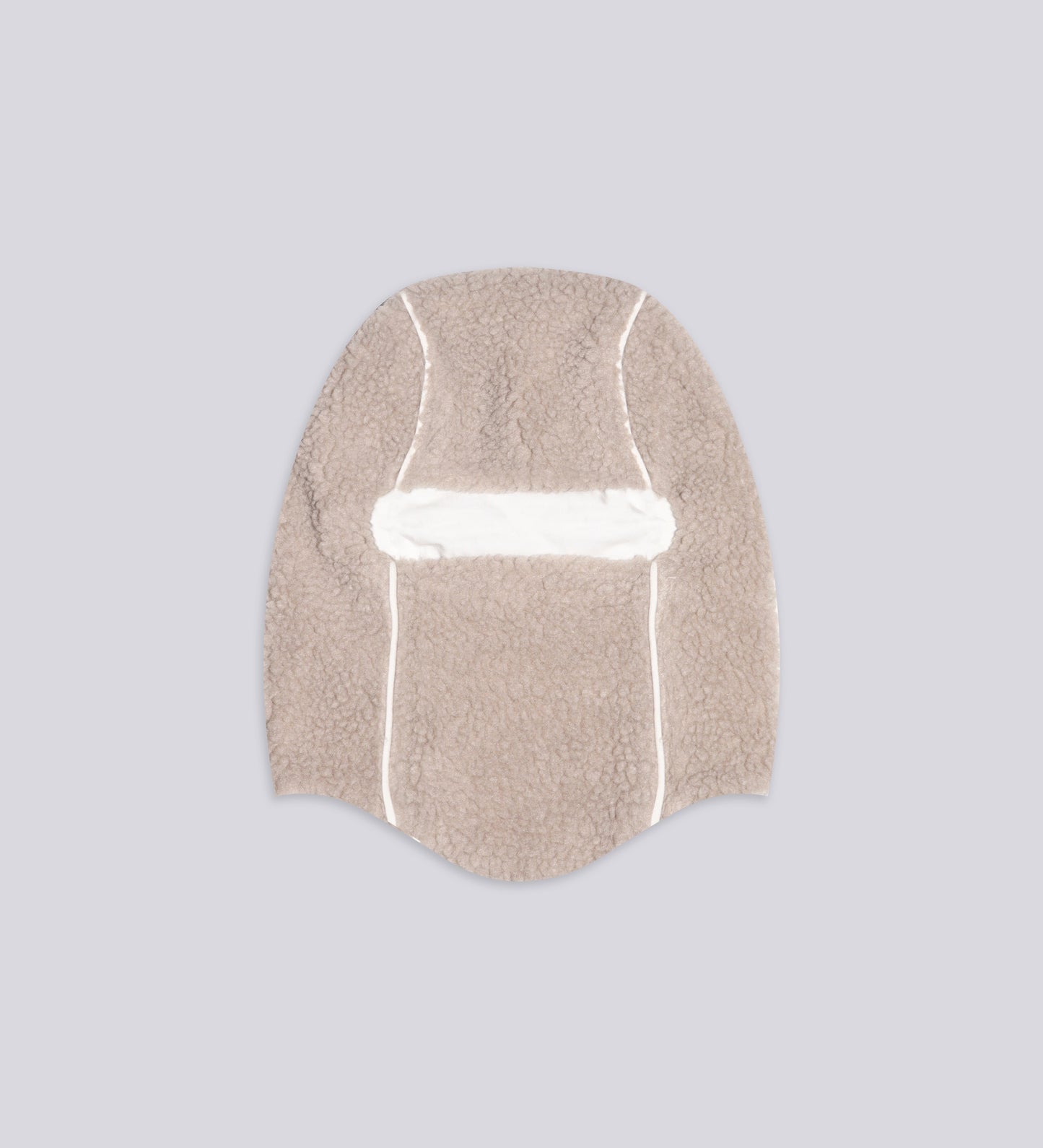 BALACLAVA SHERPA FLEECE JACKET – Beige