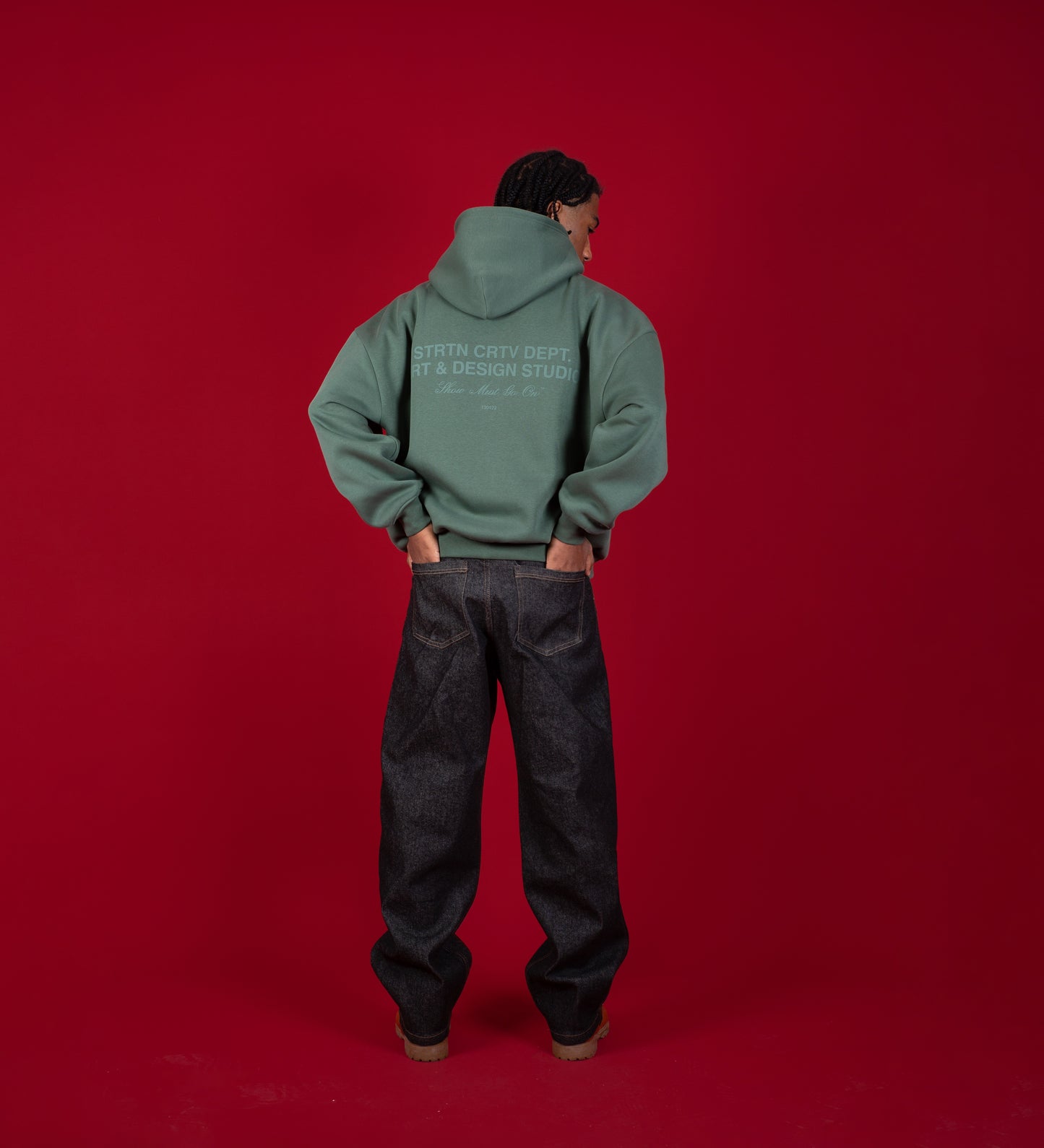 CRTV DEPT ZIP-UP HOODIE – Khaki