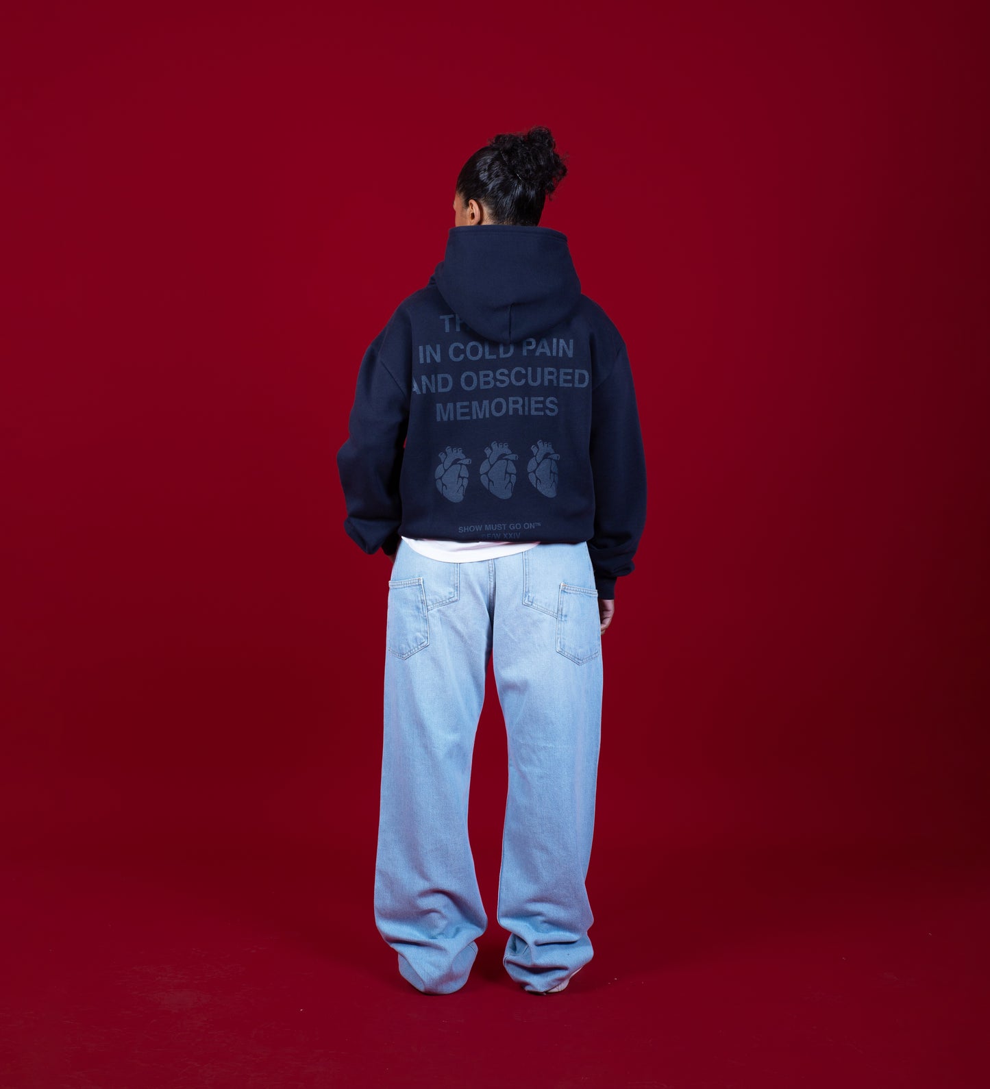 COLD HEARTS HOODIE – Dark Navy