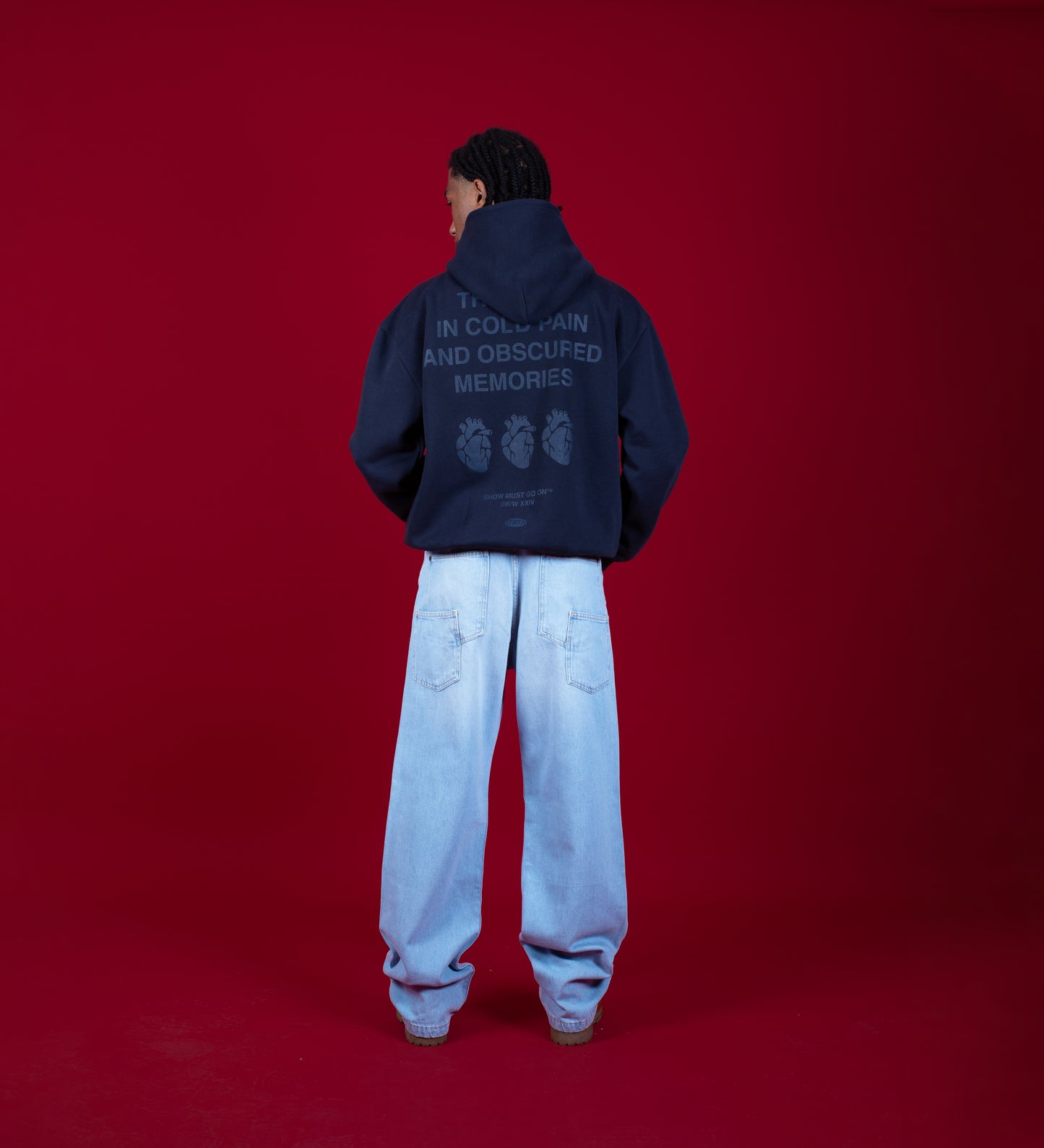COLD HEARTS HOODIE – Dark Navy
