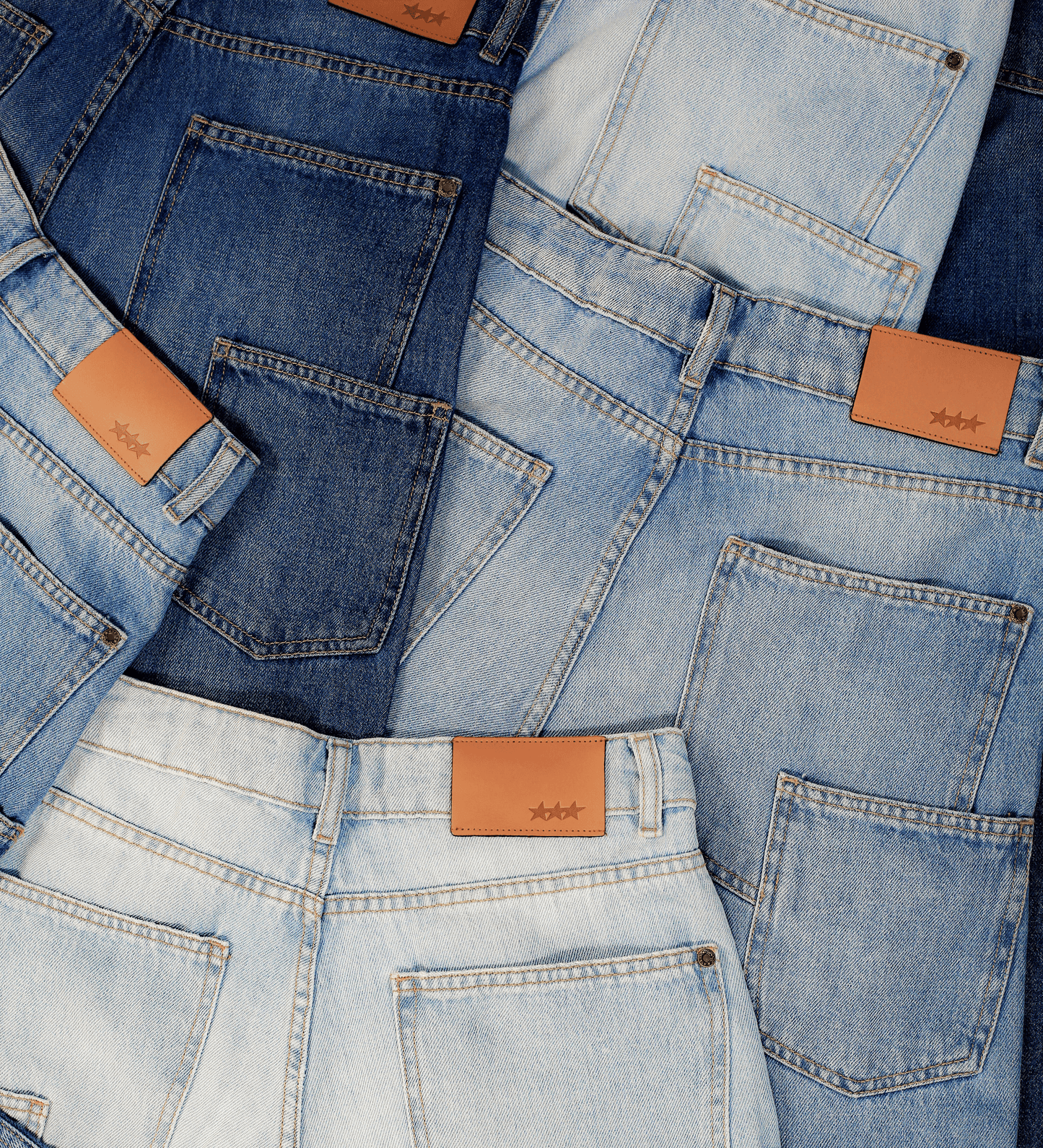 DENIM DÉLAVÉ SIGNATURE – Bleu