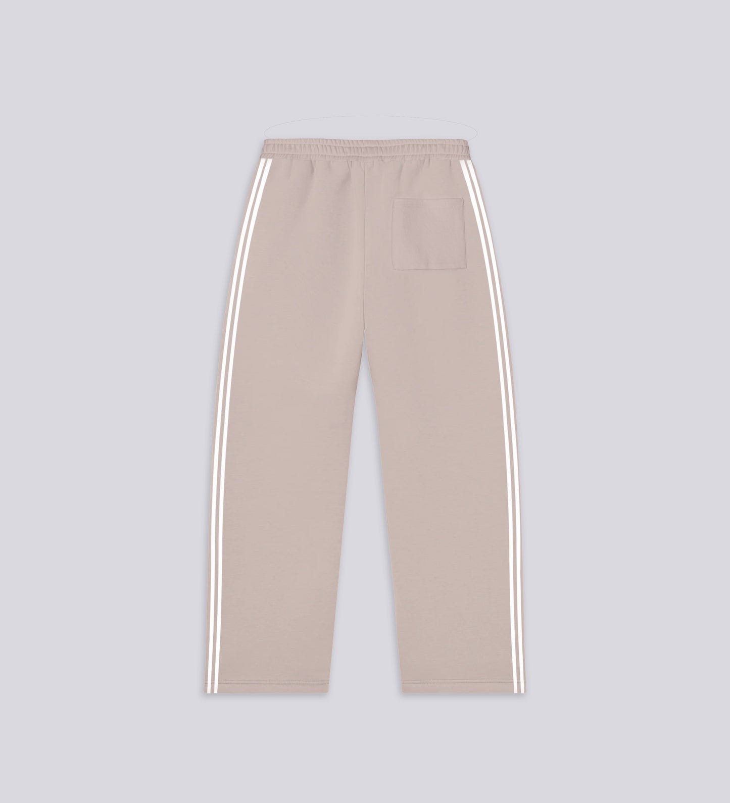Pantalon de jogging rayé CRTV Dept – Crème